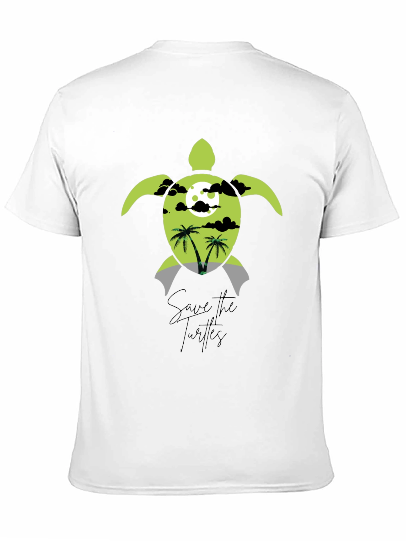 Save the Turtles Graphic T-Shirt
