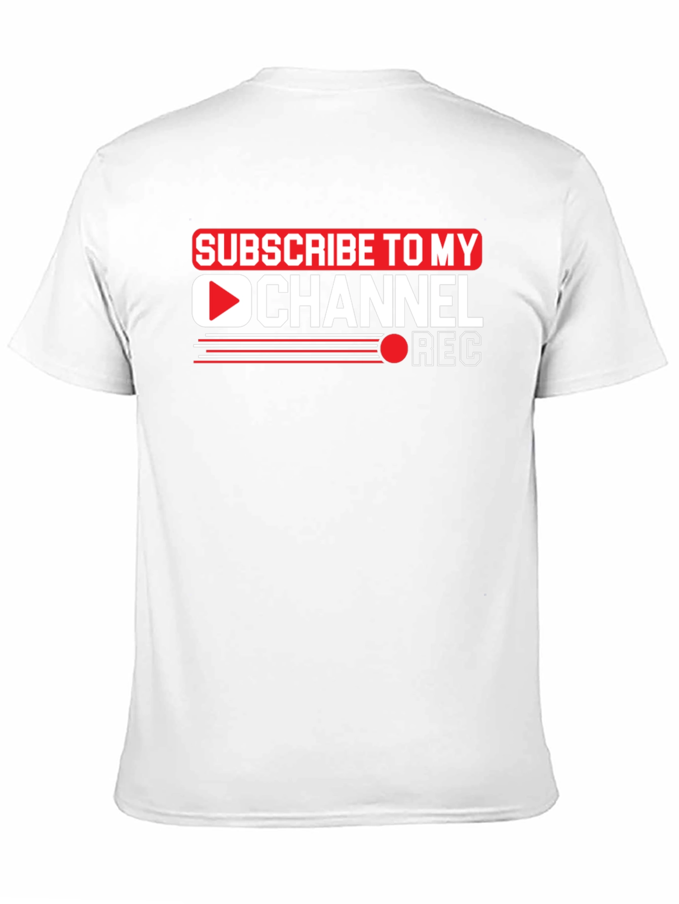 Subscribe to My Channel Black Graphic Tee