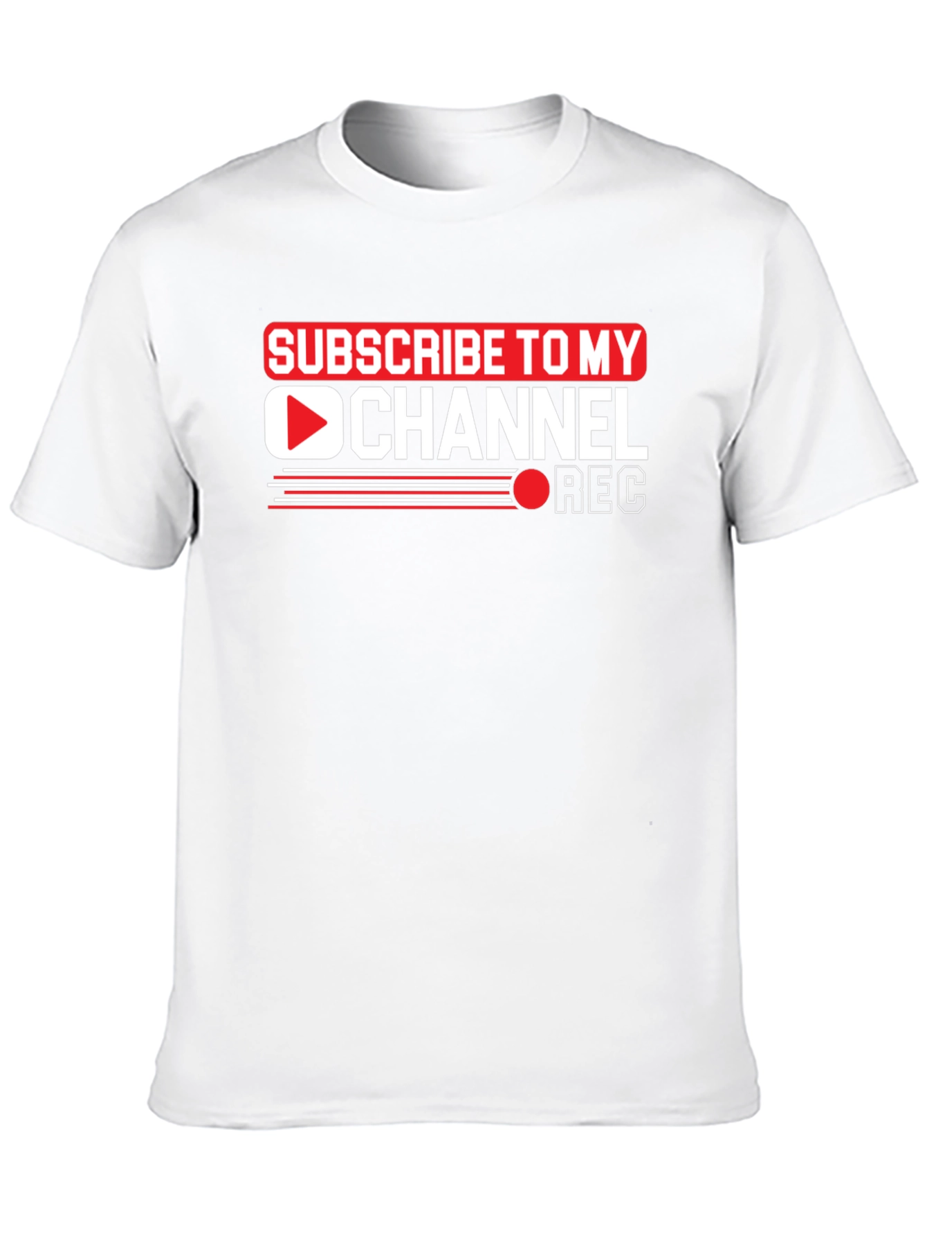 Subscribe to My Channel Black Graphic Tee