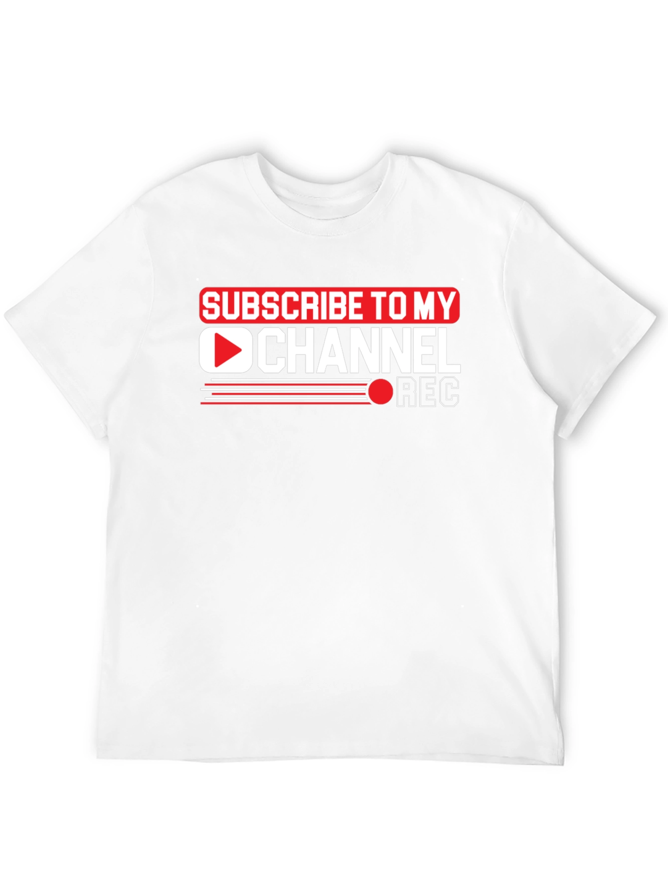 Subscribe to My Channel Black Graphic Tee