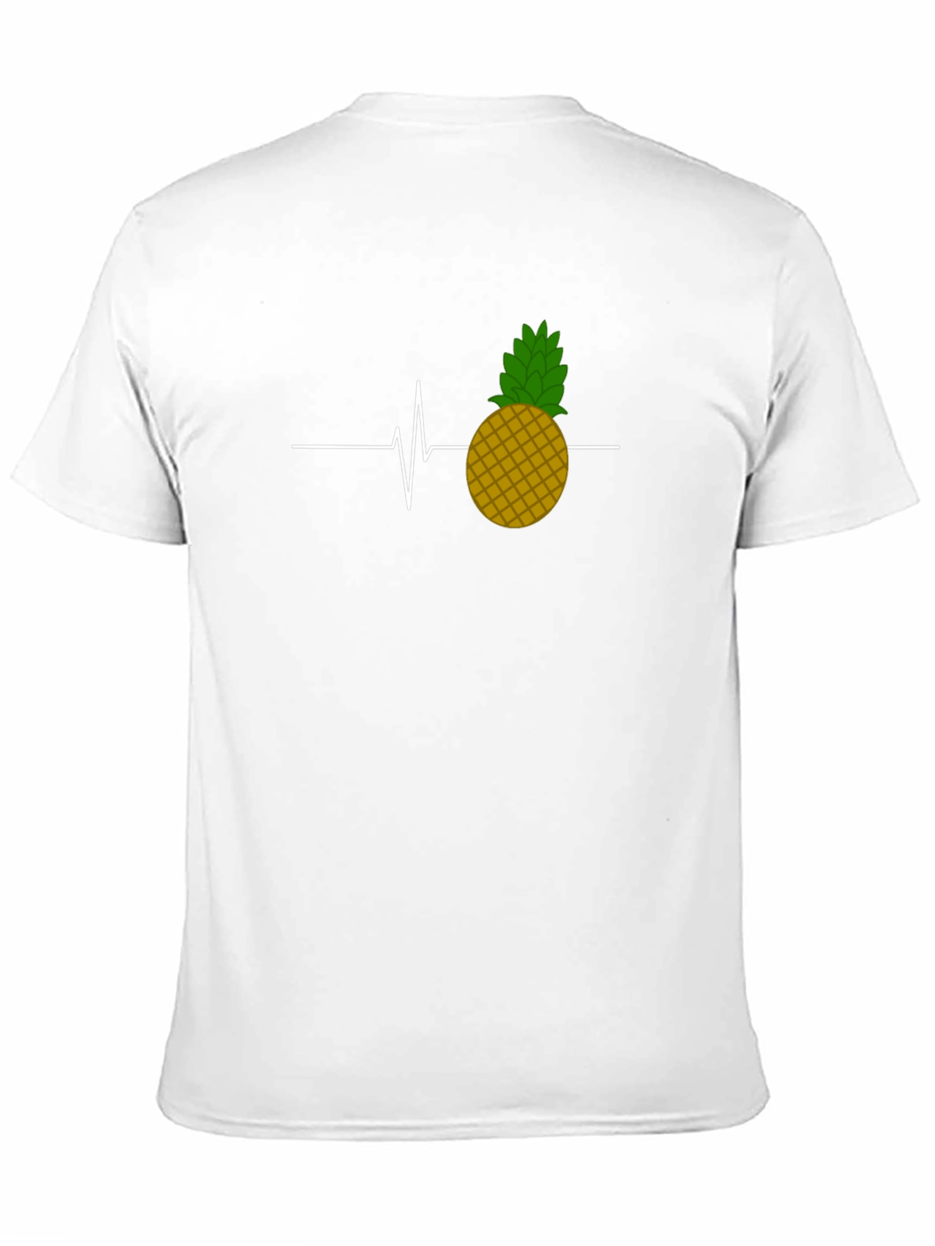 Pineapple Heartbeat Graphic Tee - Black