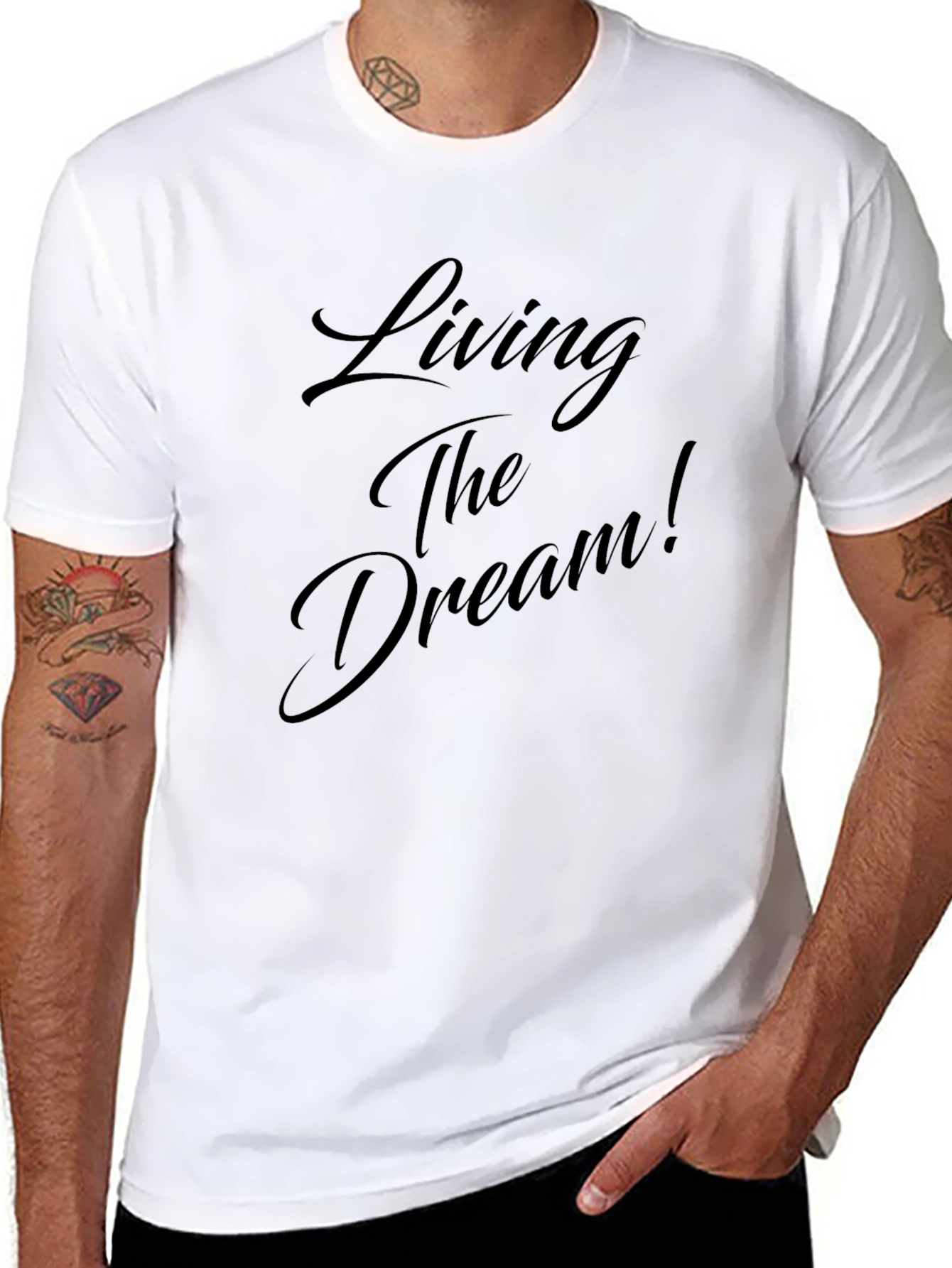Living The Dream Black T-Shirt