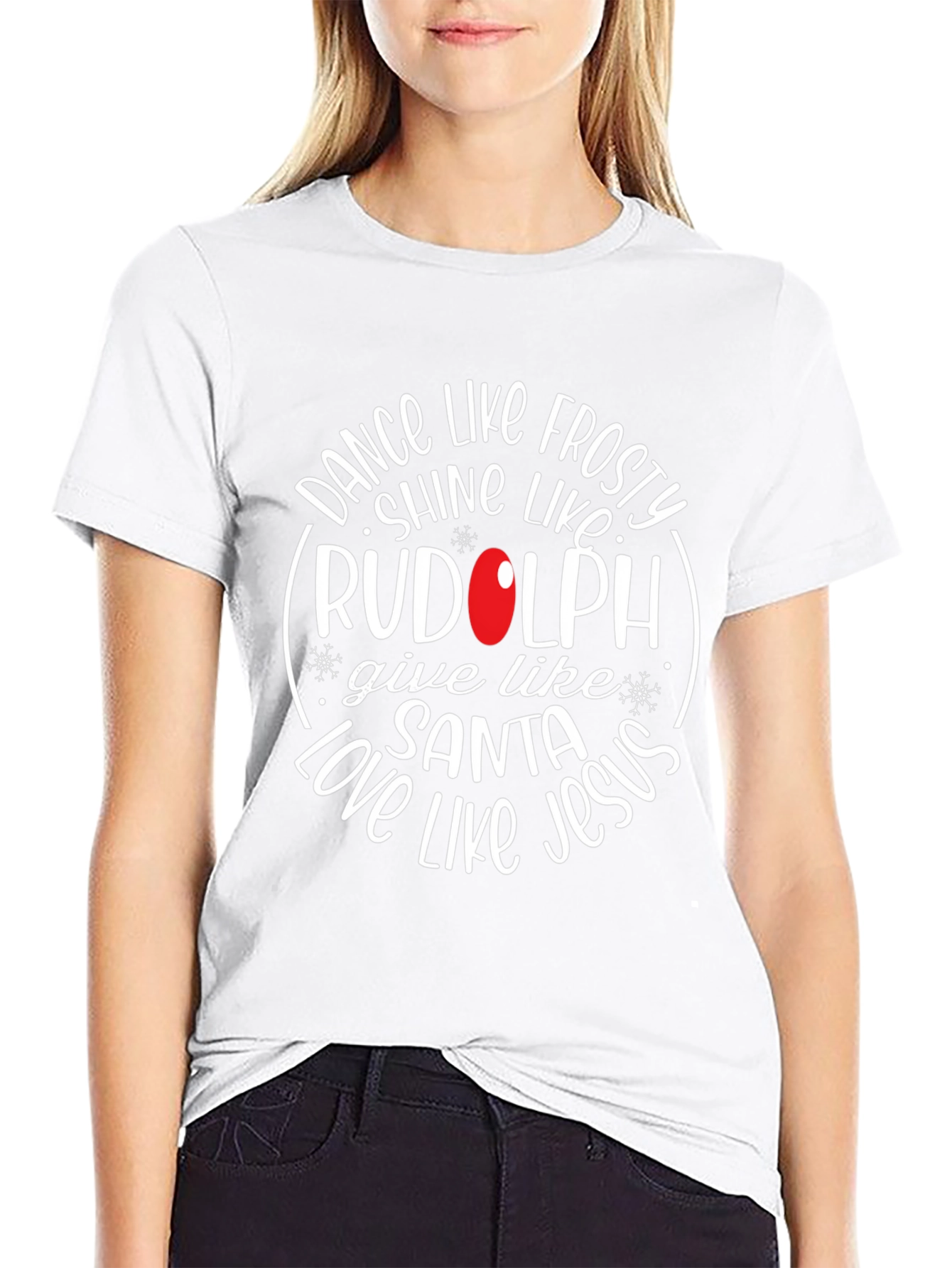 Festive Christmas Graphic Tee - Dance Like Frosty!
