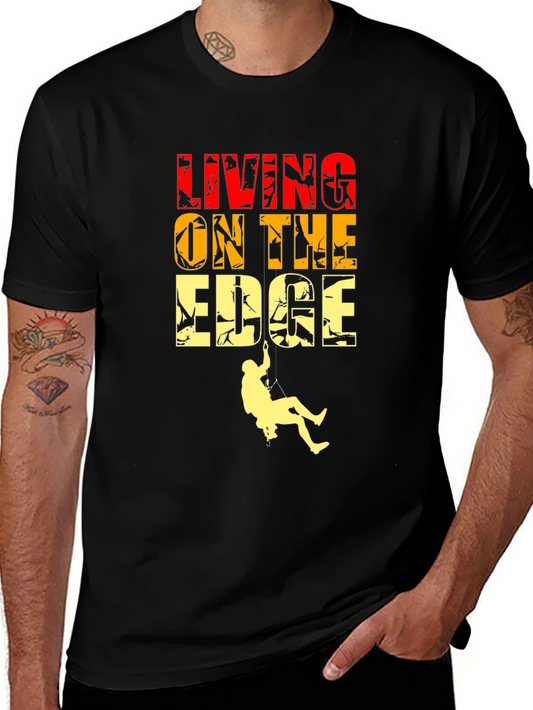 Living On The Edge Graphic T-Shirt
