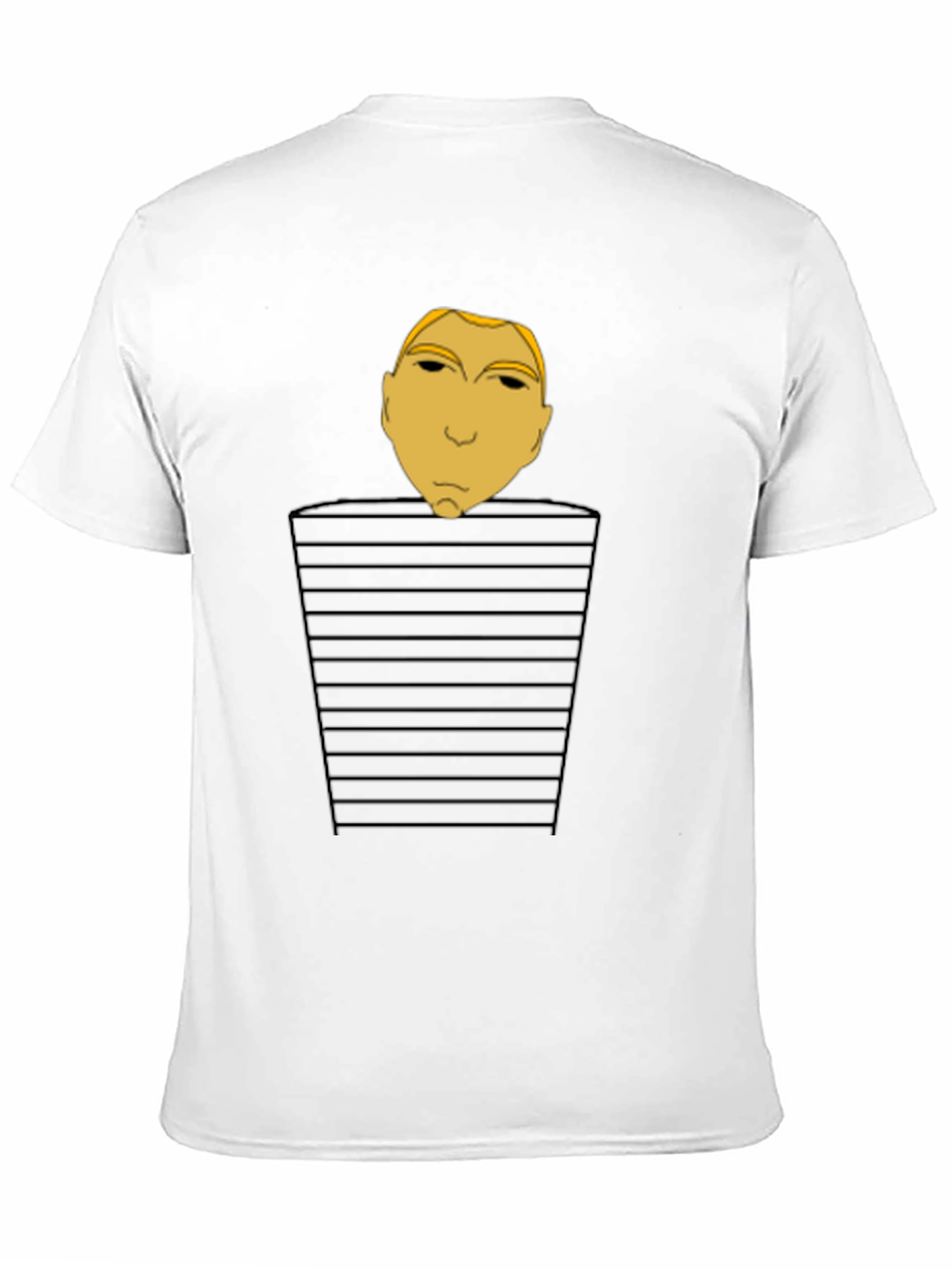 Abstract Face Portrait Graphic T-Shirt