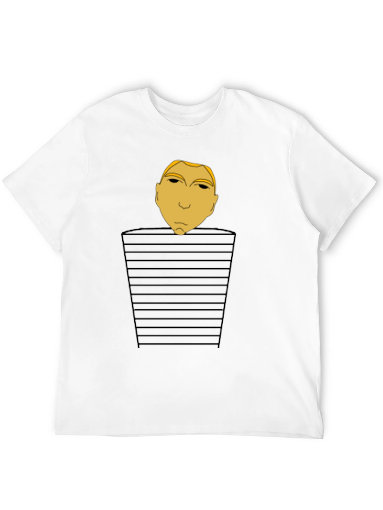Abstract Face Portrait Graphic T-Shirt