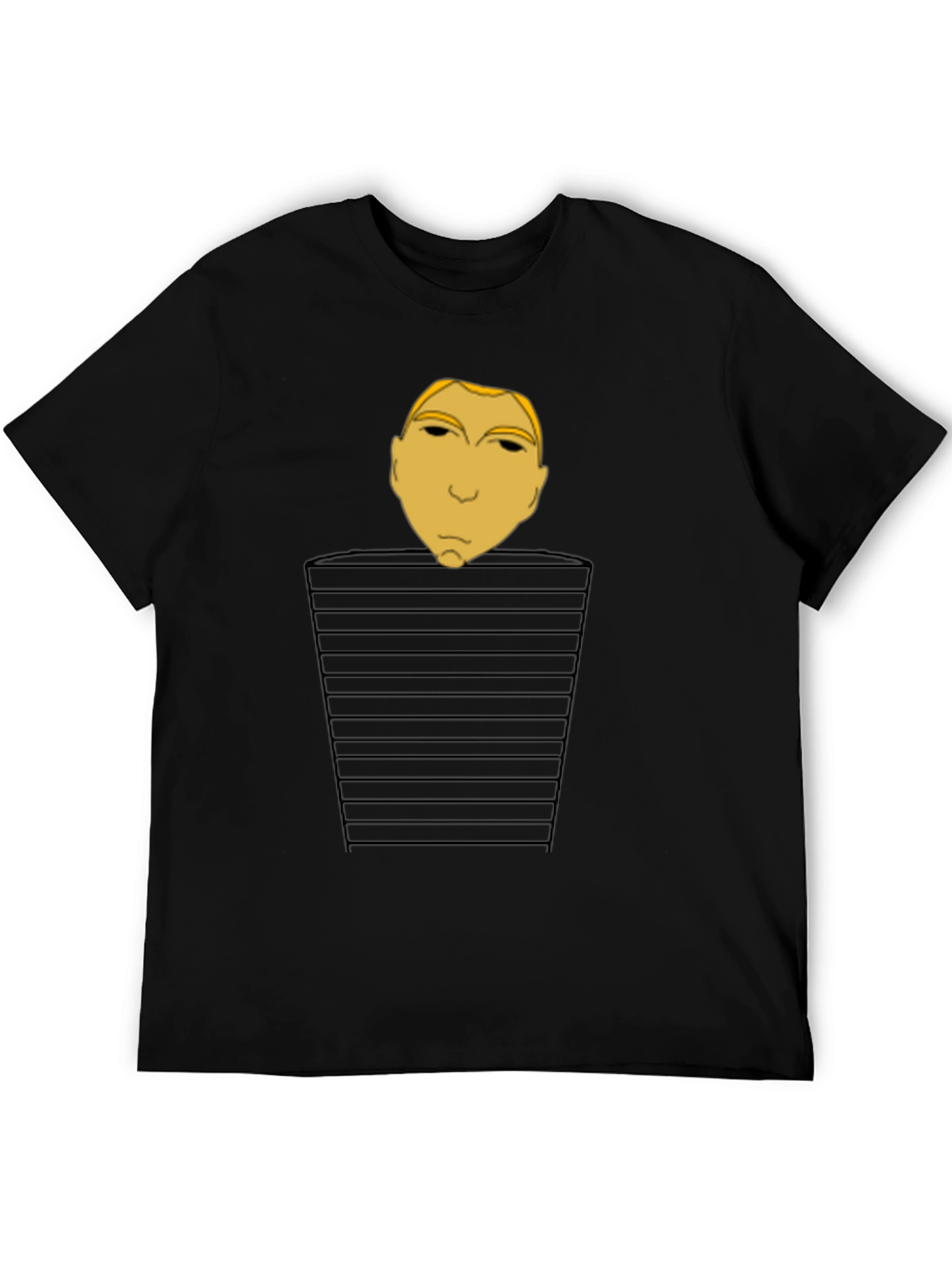 Abstract Face Portrait Graphic T-Shirt