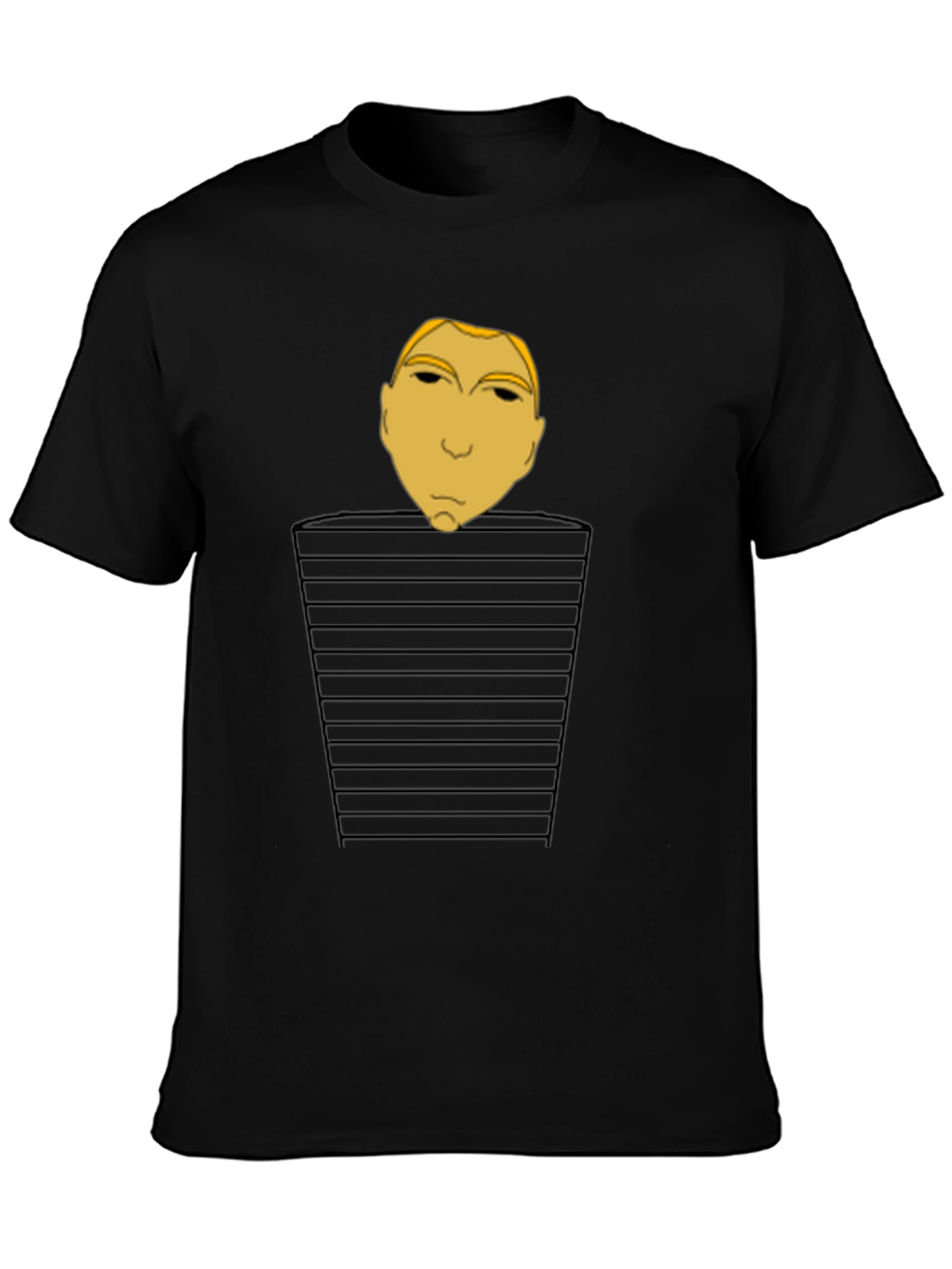 Abstract Face Portrait Graphic T-Shirt