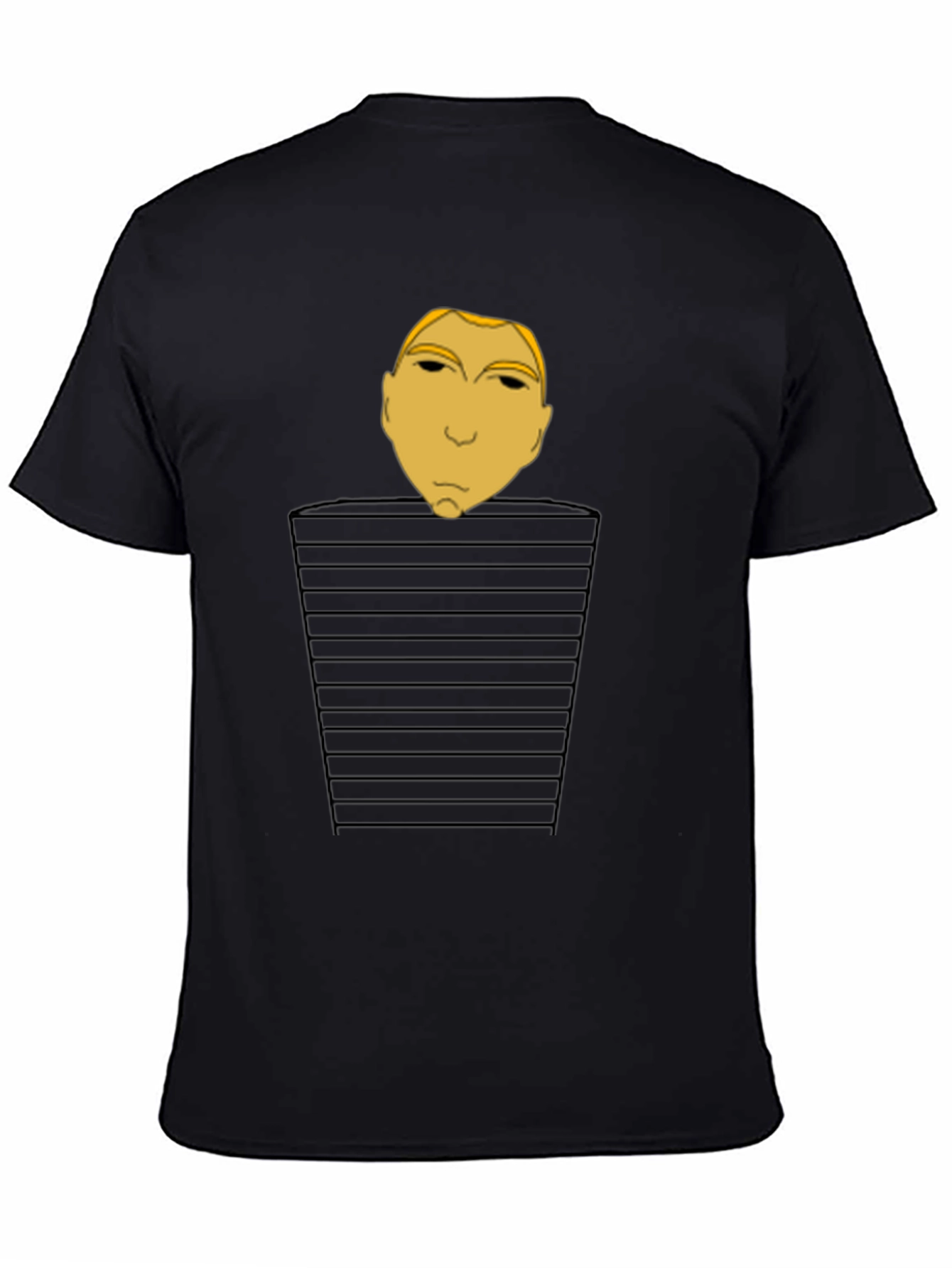 Abstract Face Portrait Graphic T-Shirt