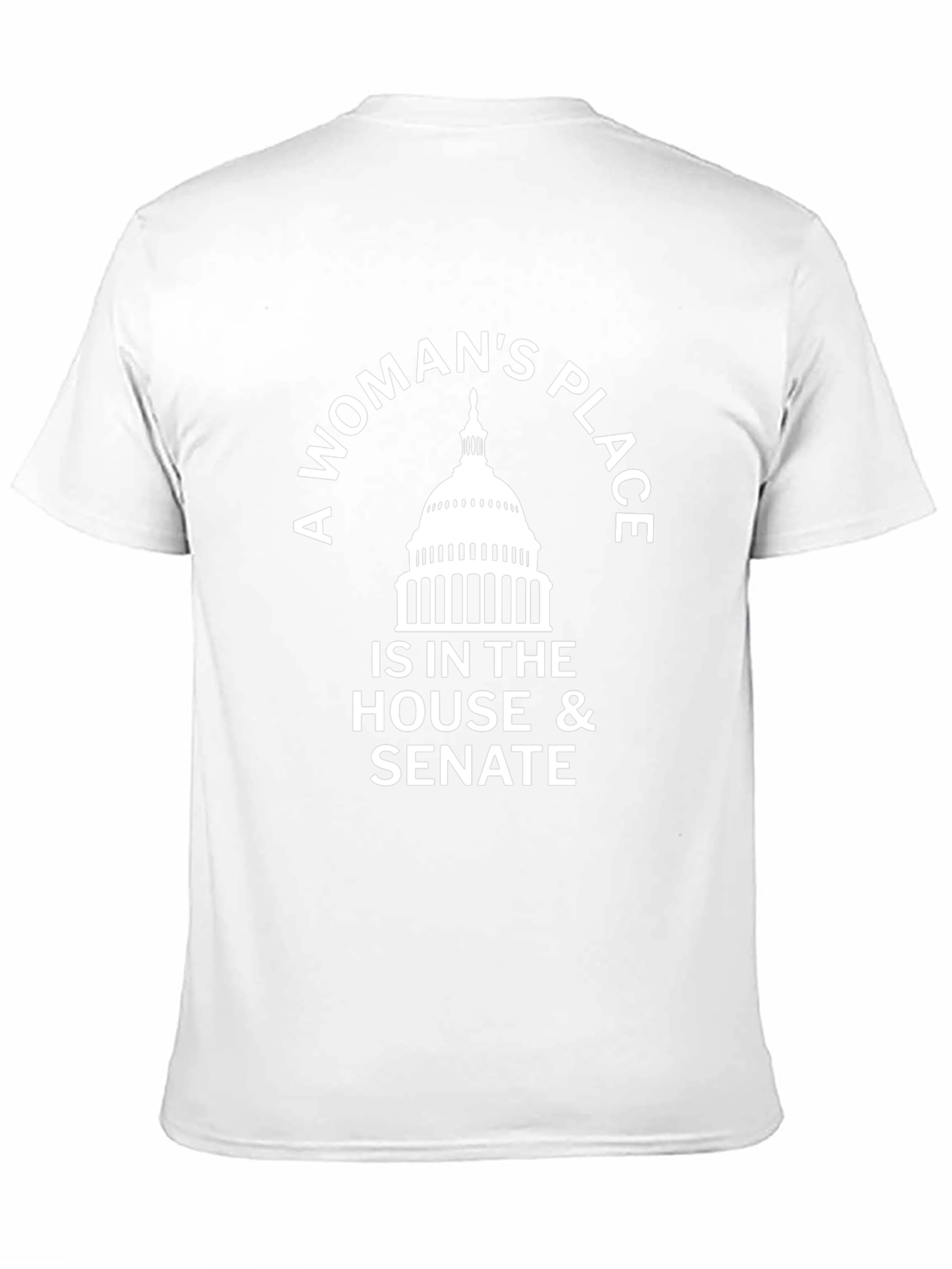 A Womans Place House & Senate Black T-Shirt