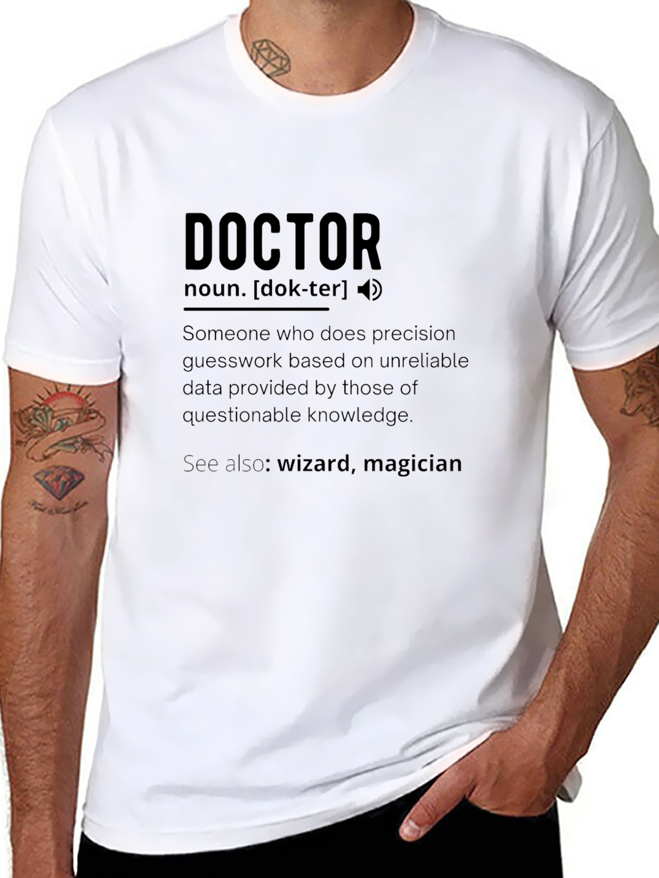 Doctor Definition Black T-Shirt