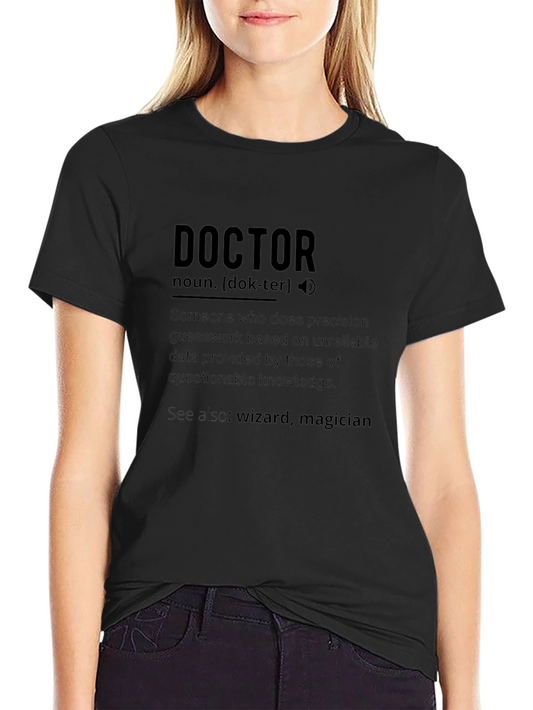 Doctor Definition Black T-Shirt