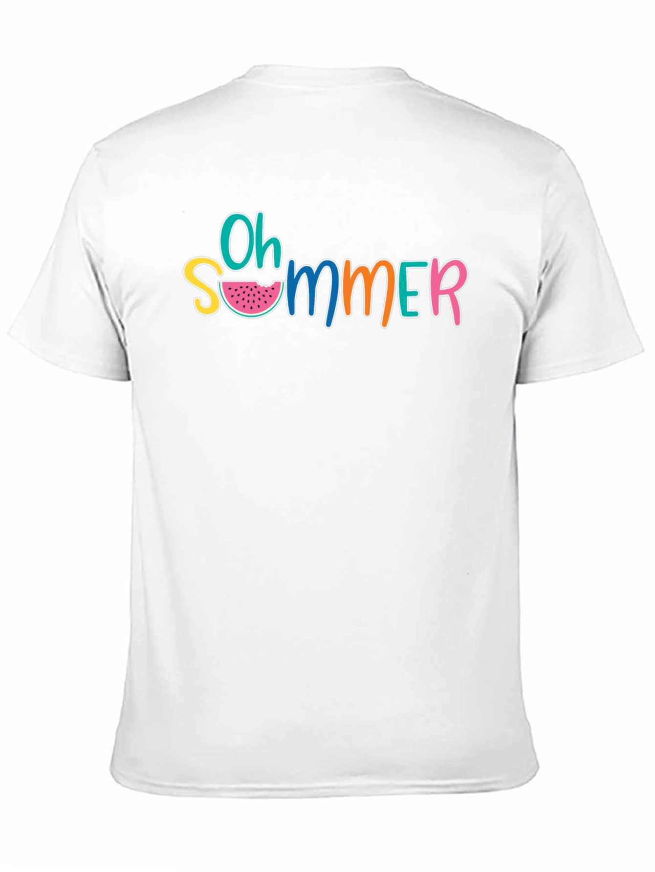Oh Summer Graphic T-Shirt - Black Casual Tee