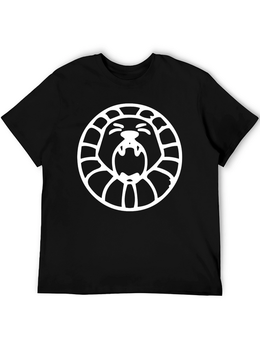 Lion Circle Black T-Shirt