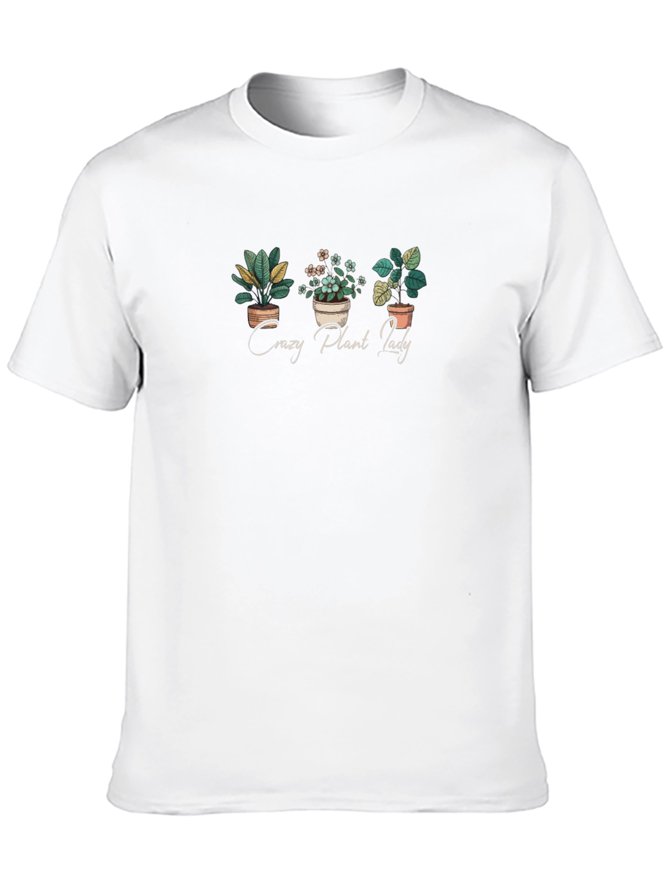 Crazy Plant Lady Graphic Tee - Black T-Shirt