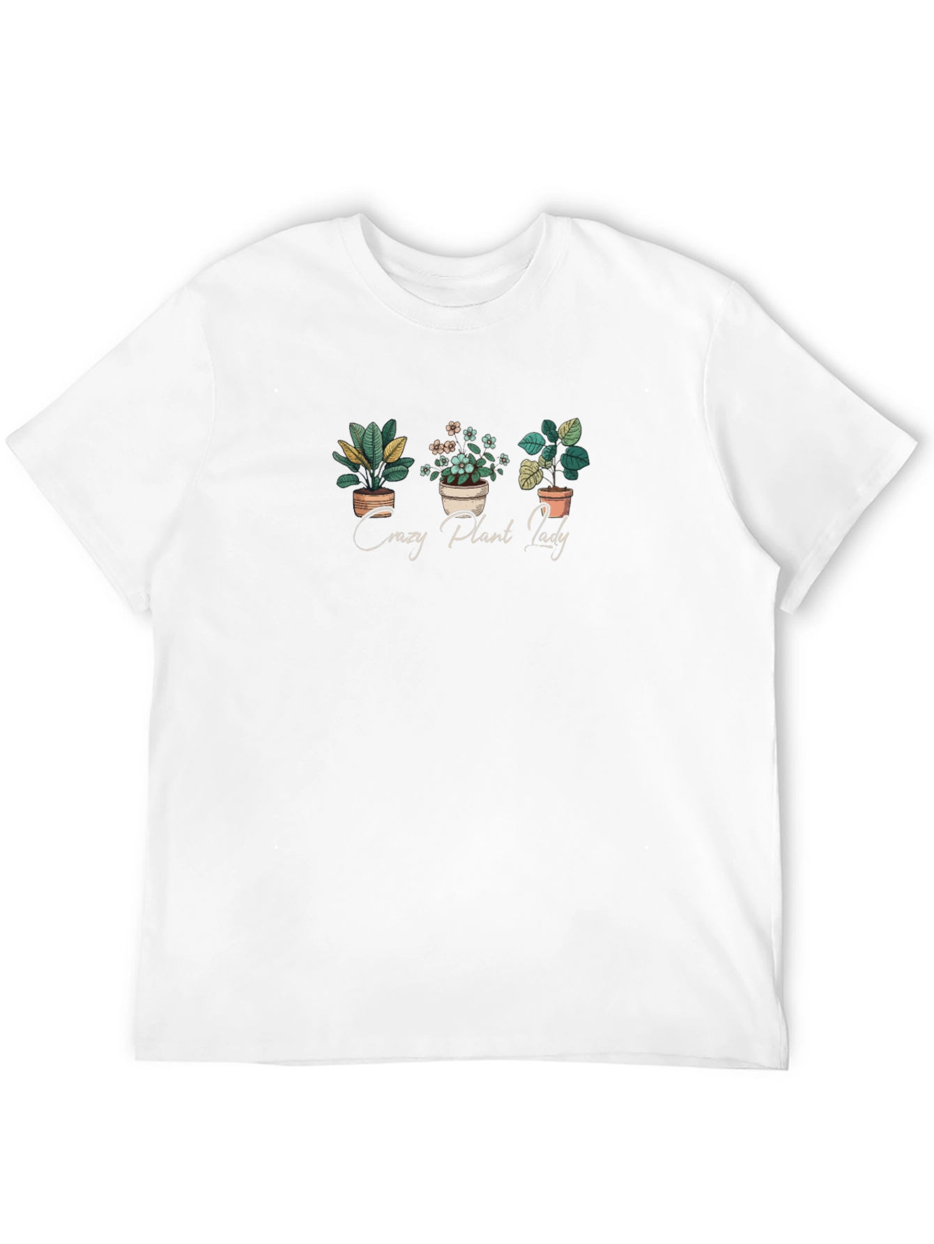 Crazy Plant Lady Graphic Tee - Black T-Shirt