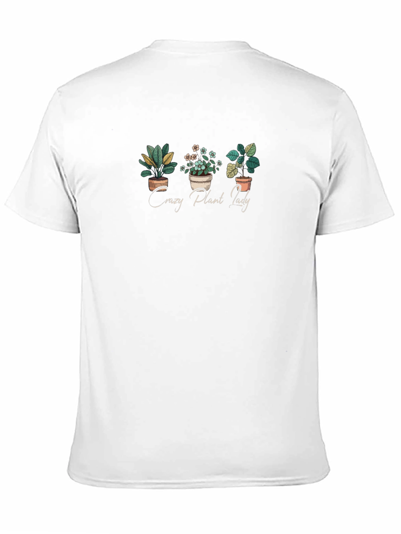 Crazy Plant Lady Graphic Tee - Black T-Shirt
