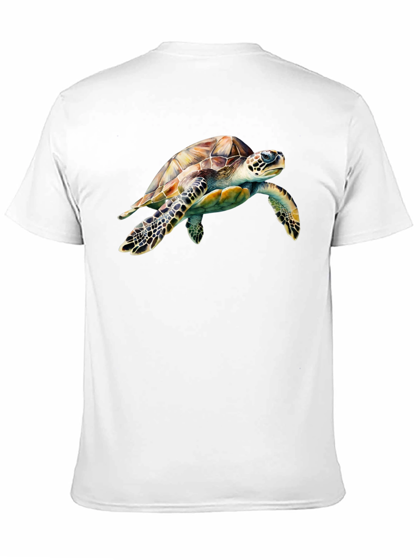Sea Turtle Graphic Black T-Shirt