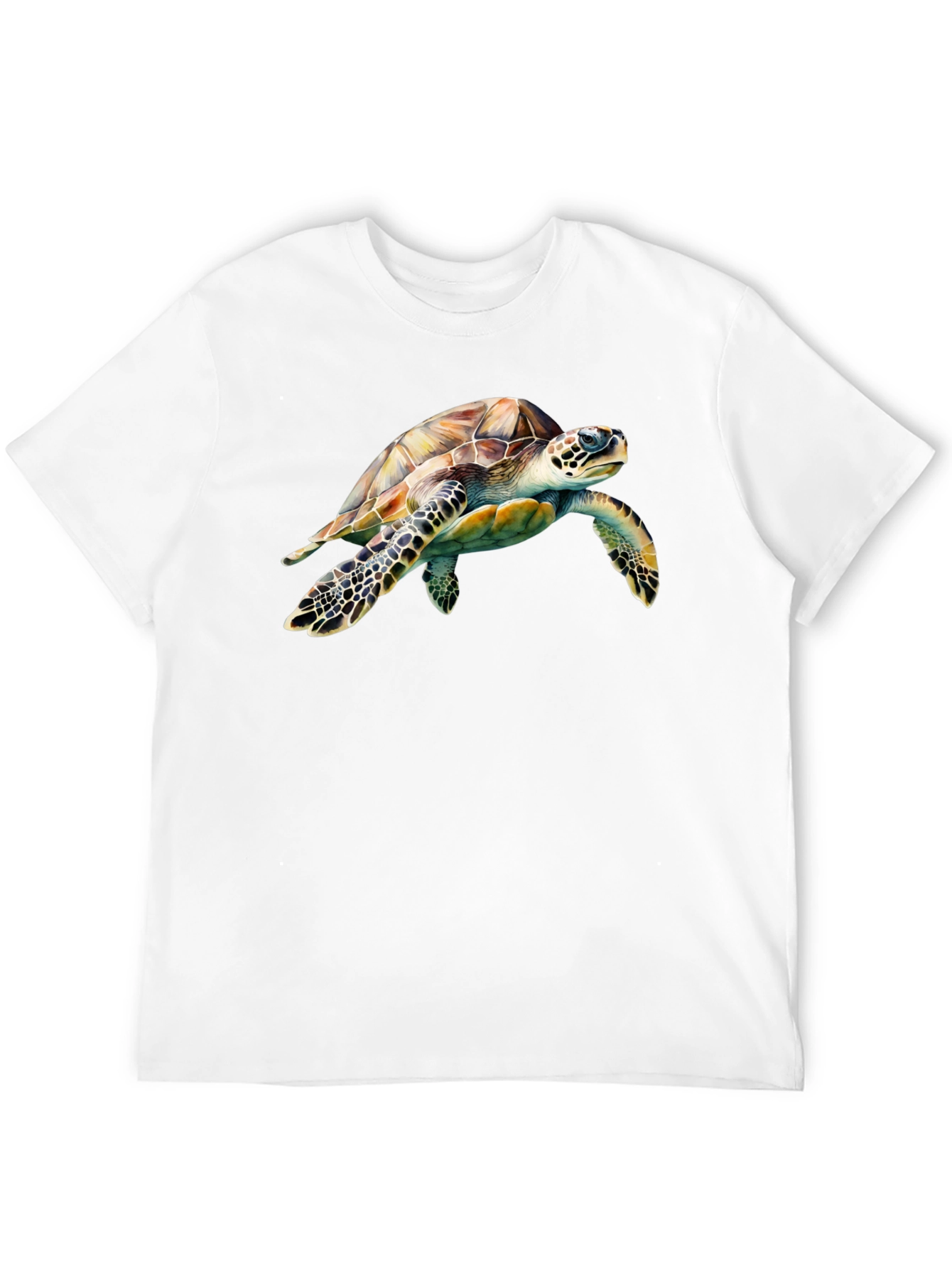 Sea Turtle Graphic Black T-Shirt