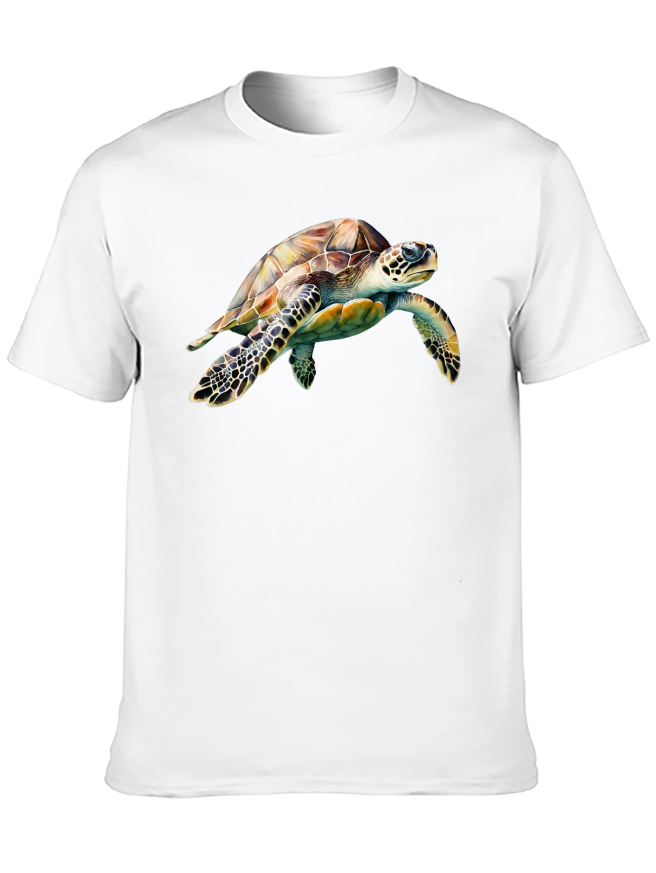 Sea Turtle Graphic Black T-Shirt