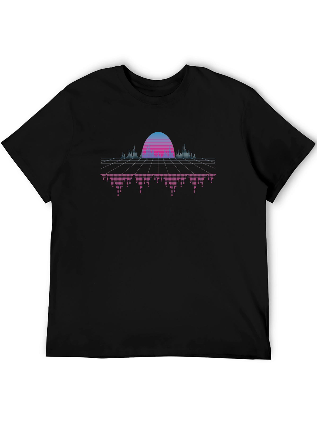 Retro Wave T-Shirt - Synthwave Sunset Graphic Tee