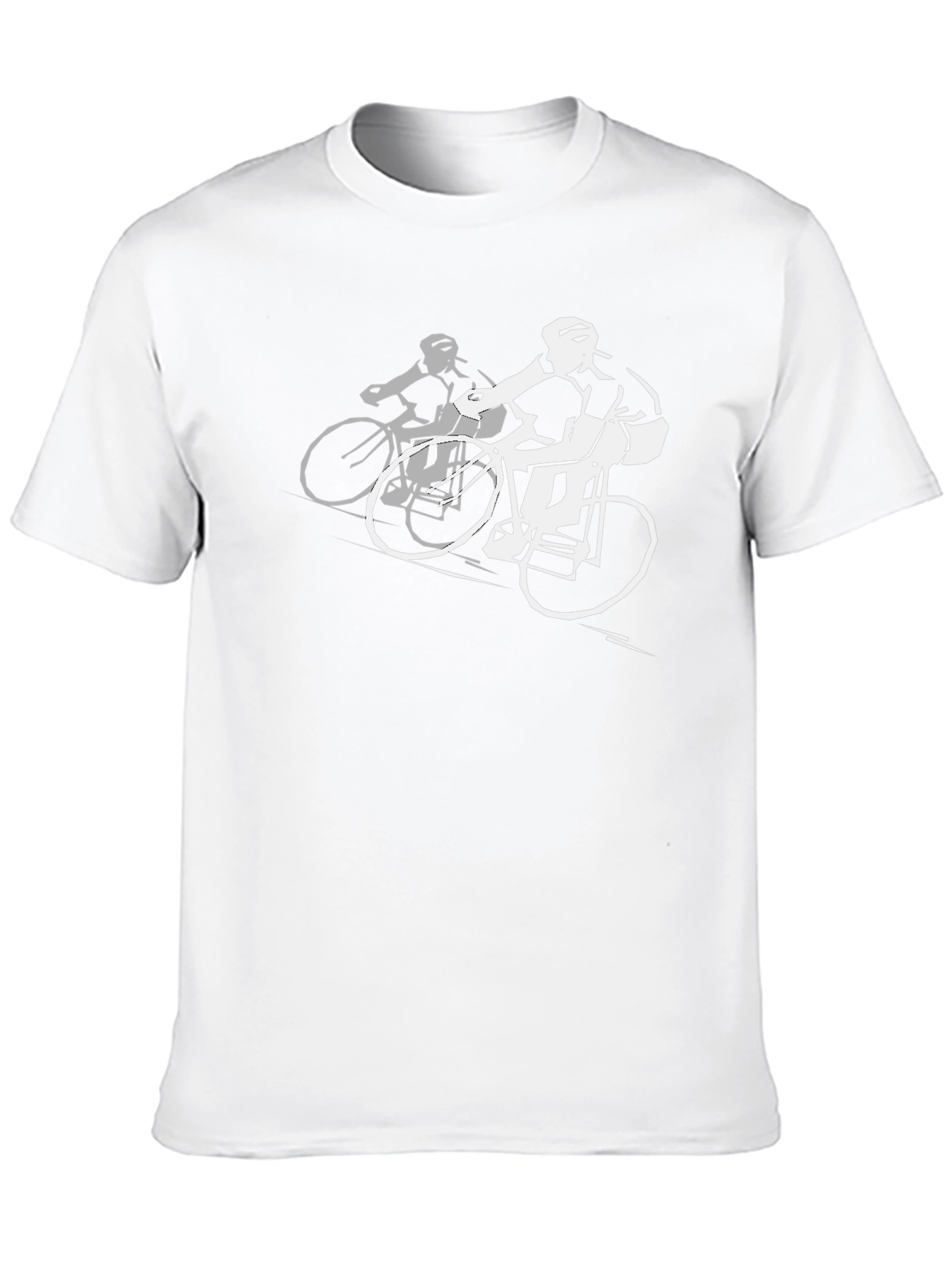 Cycling Duo Graphic Tee - Black
