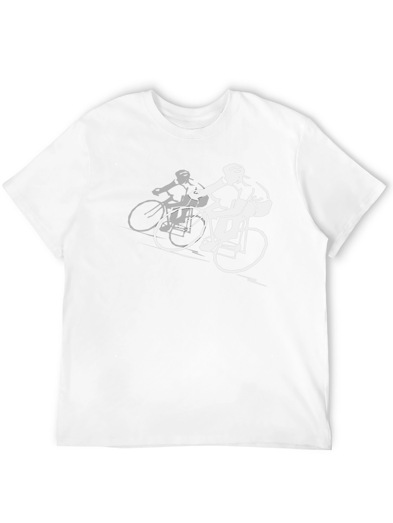 Cycling Duo Graphic Tee - Black