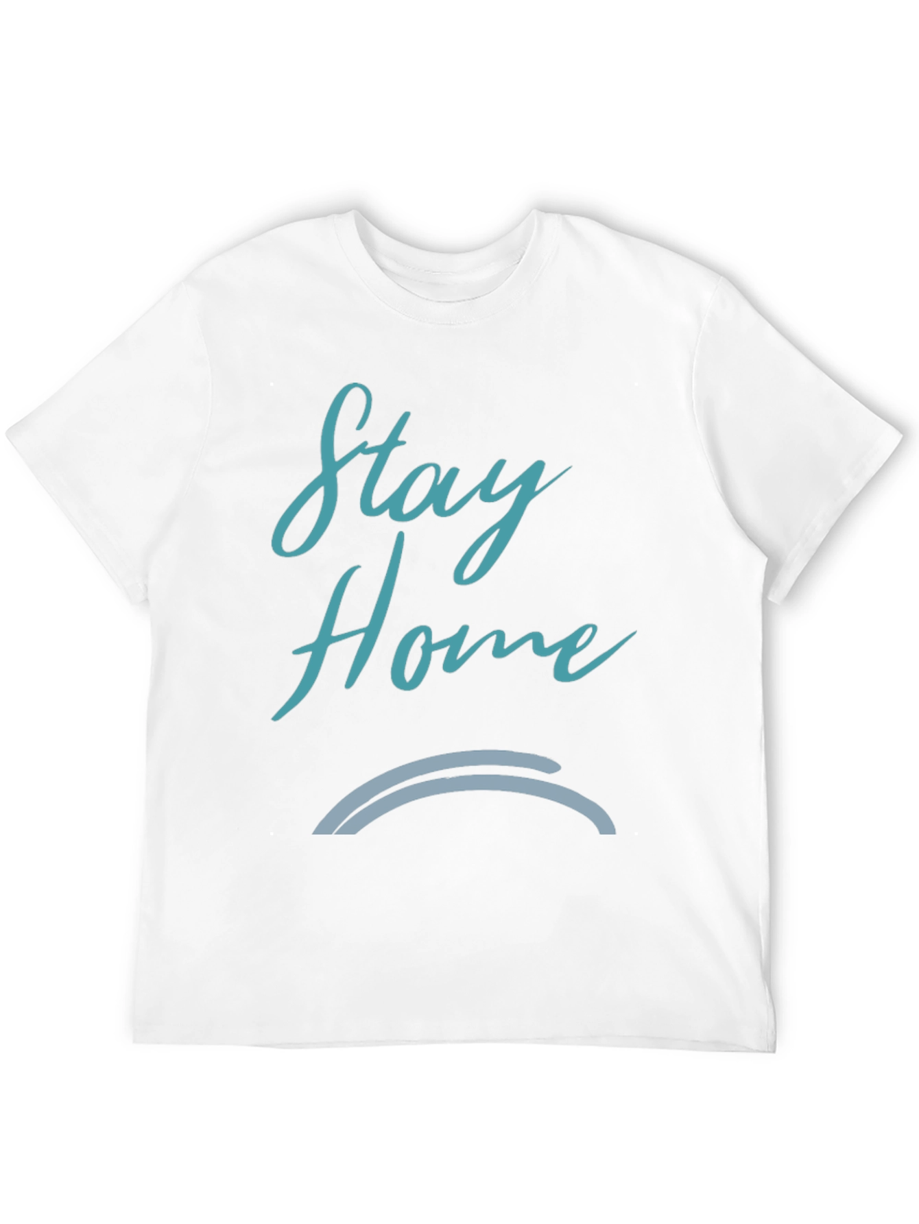 Stay Home Black Graphic Tee