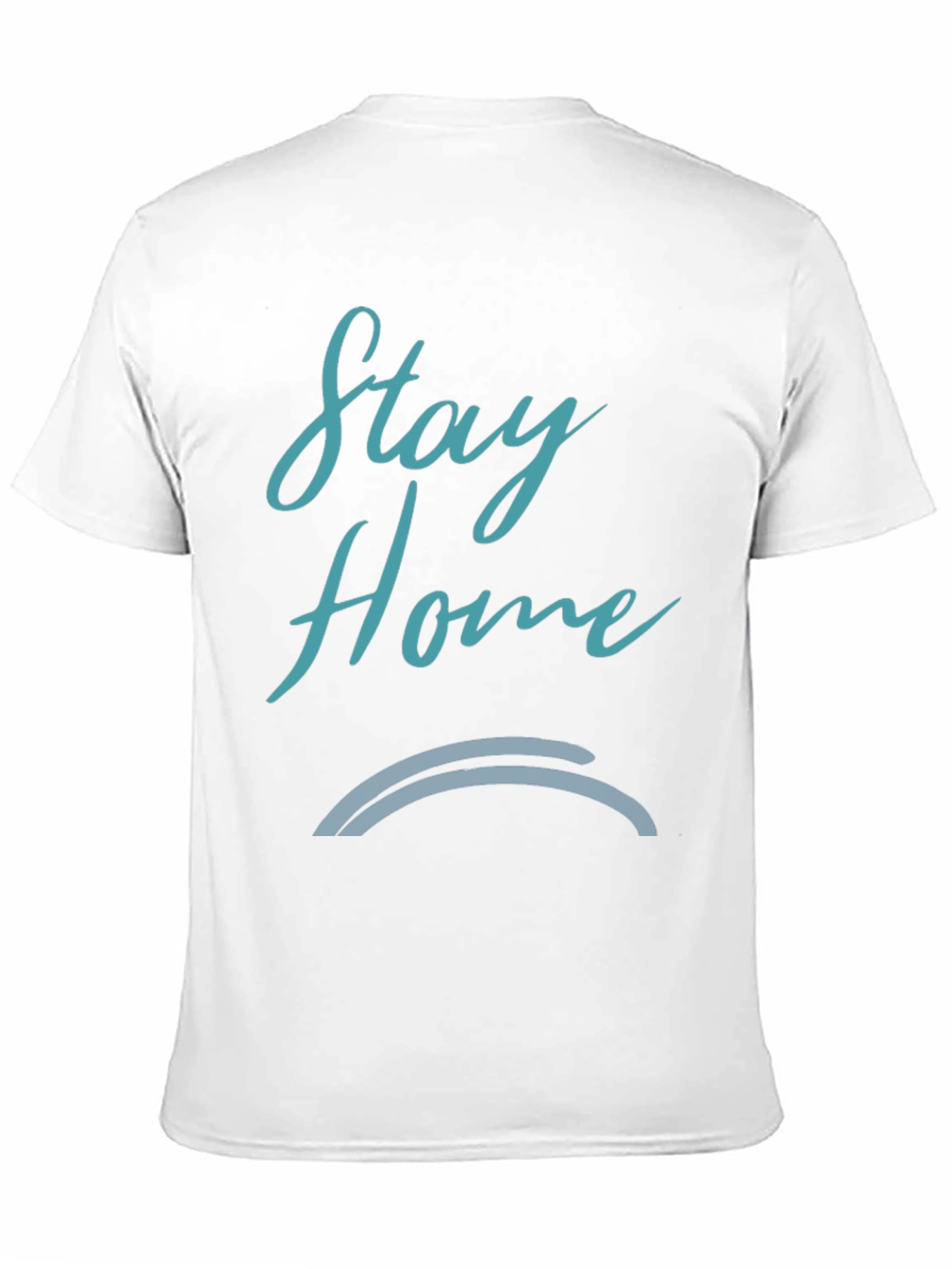 Stay Home Black Graphic Tee