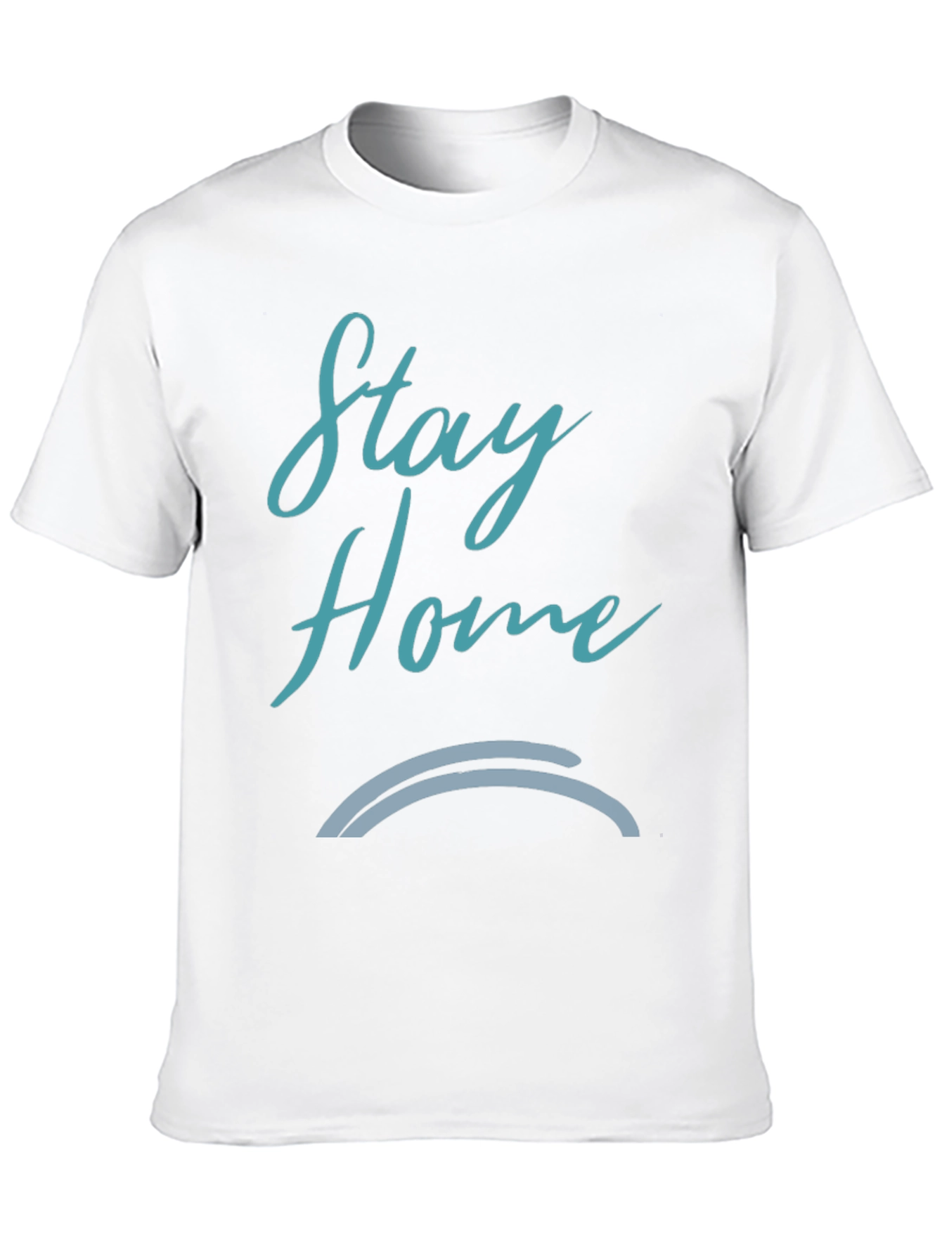 Stay Home Black Graphic Tee