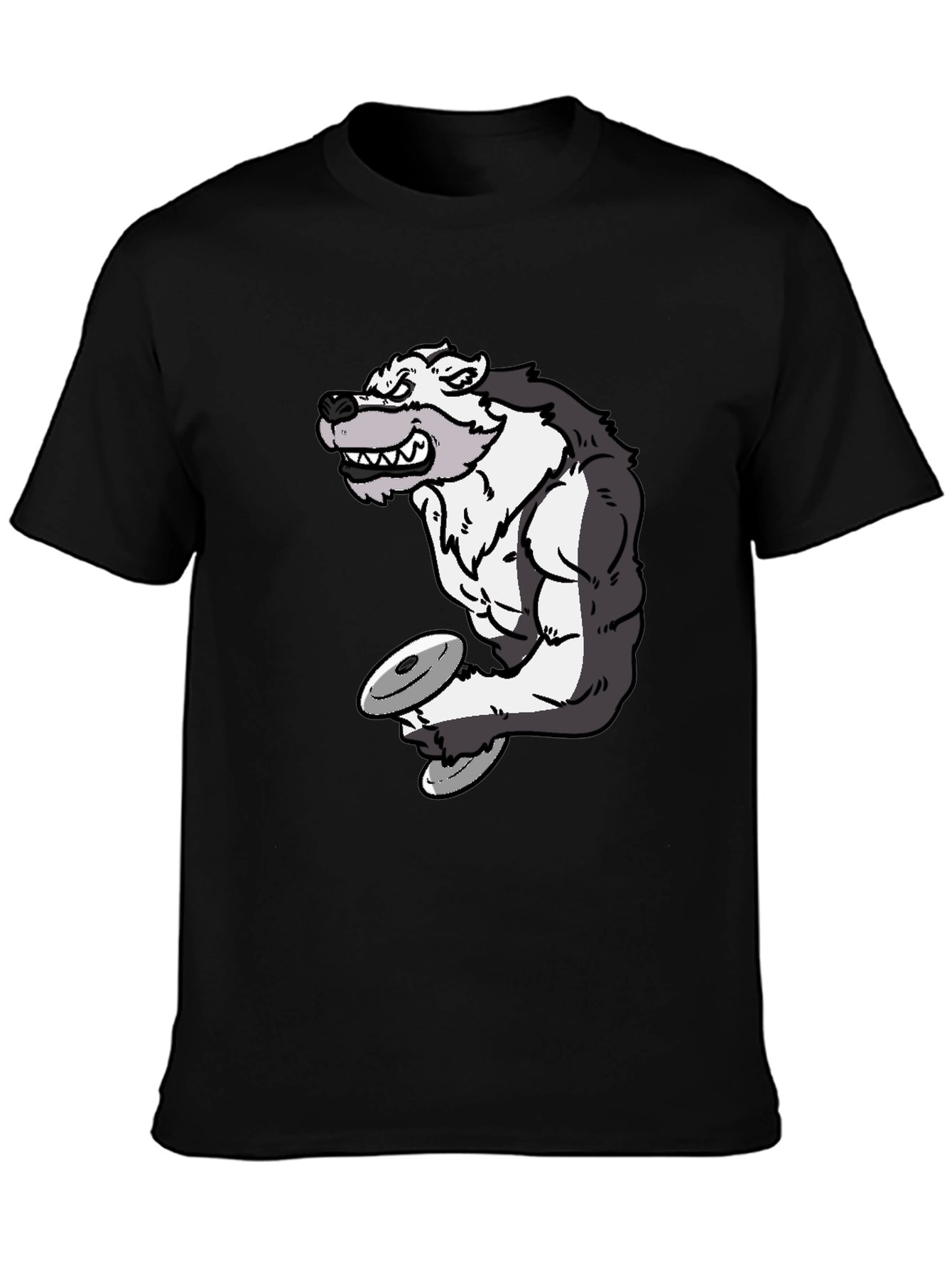 Wolf Gym Black T-Shirt