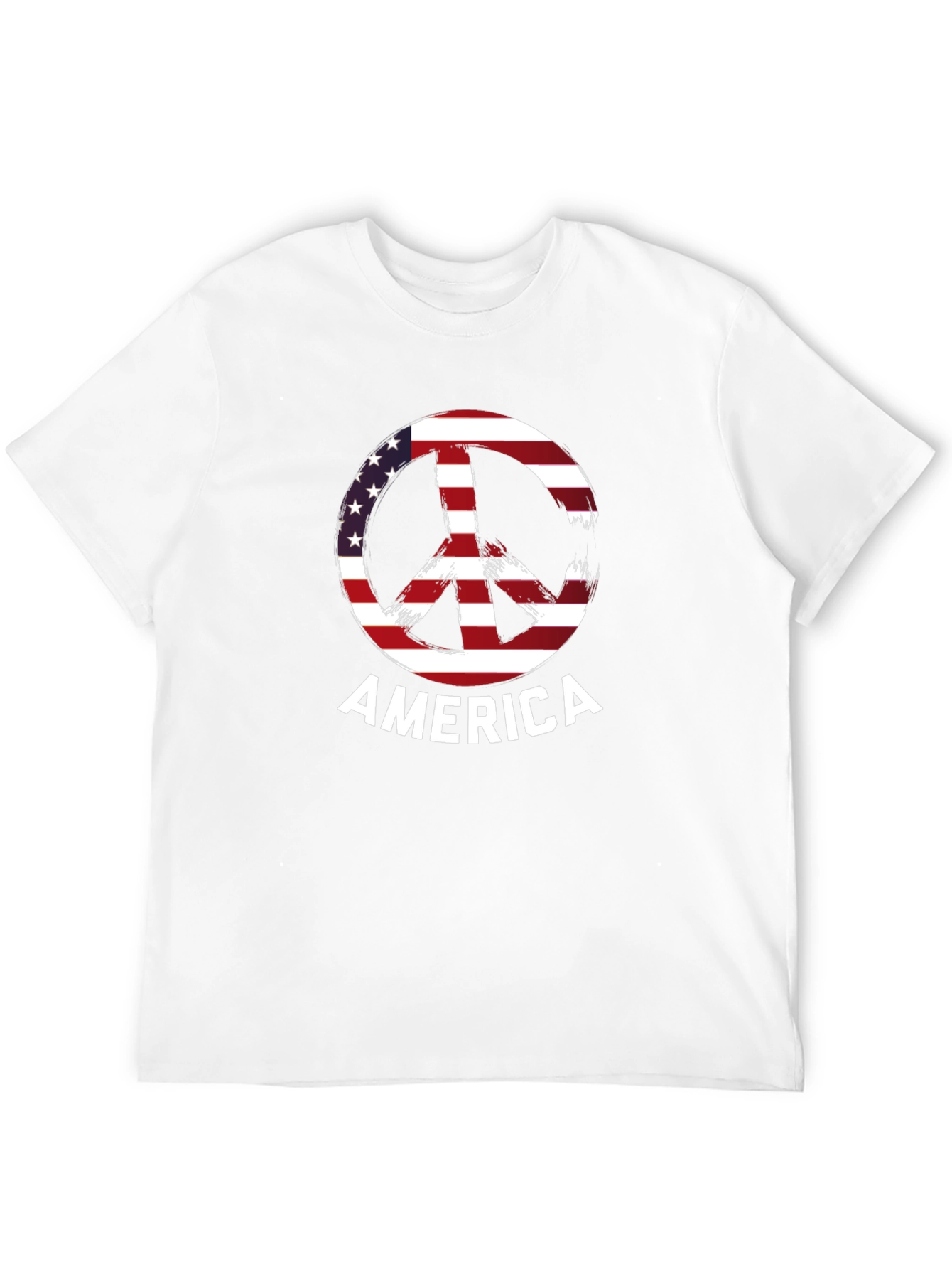 American Peace Sign Graphic T-Shirt