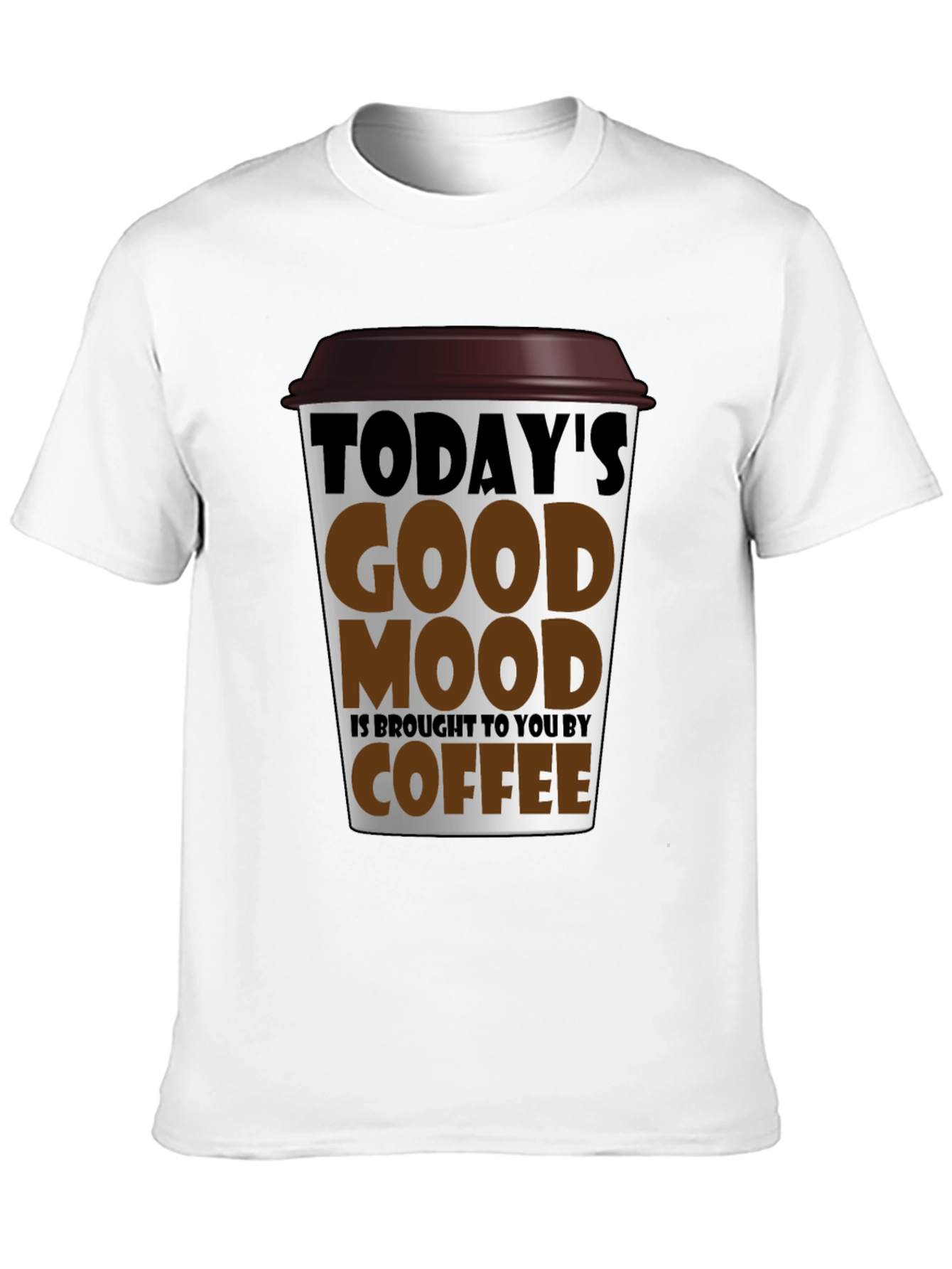 Todays Good Mood Coffee Graphic T-Shirt
