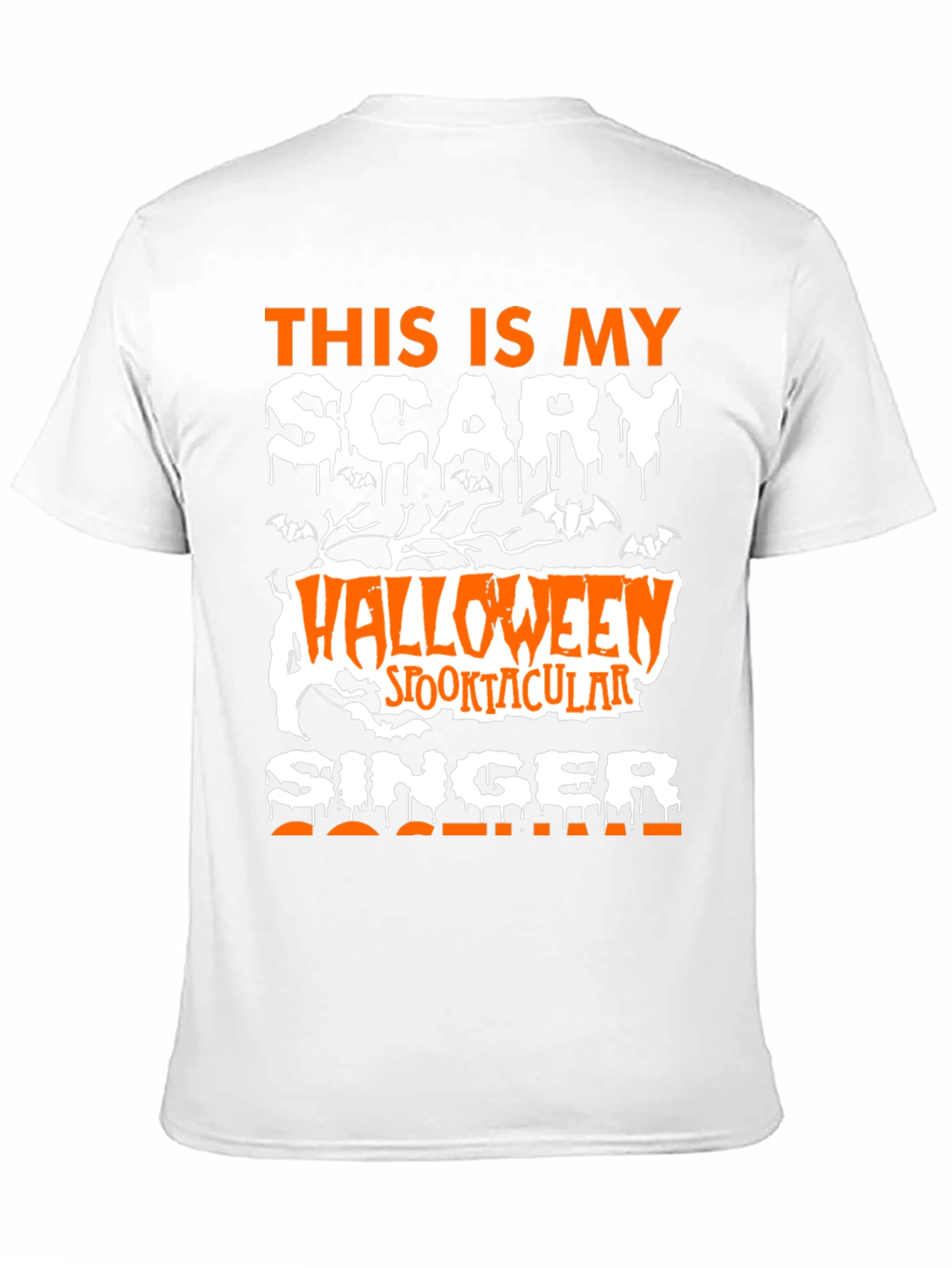 Scary Halloween Singer T-Shirt