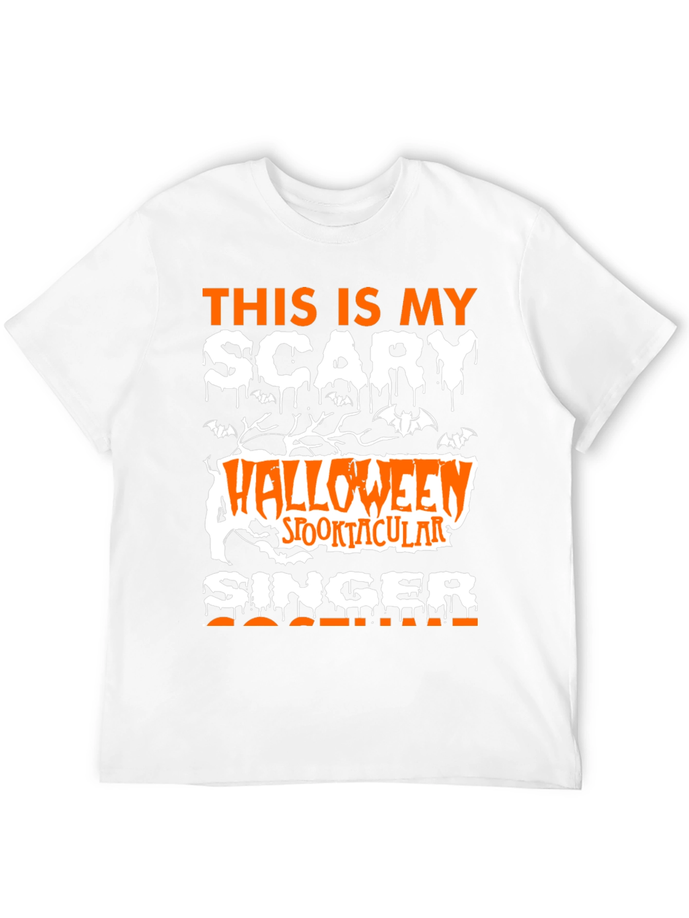 Scary Halloween Singer T-Shirt