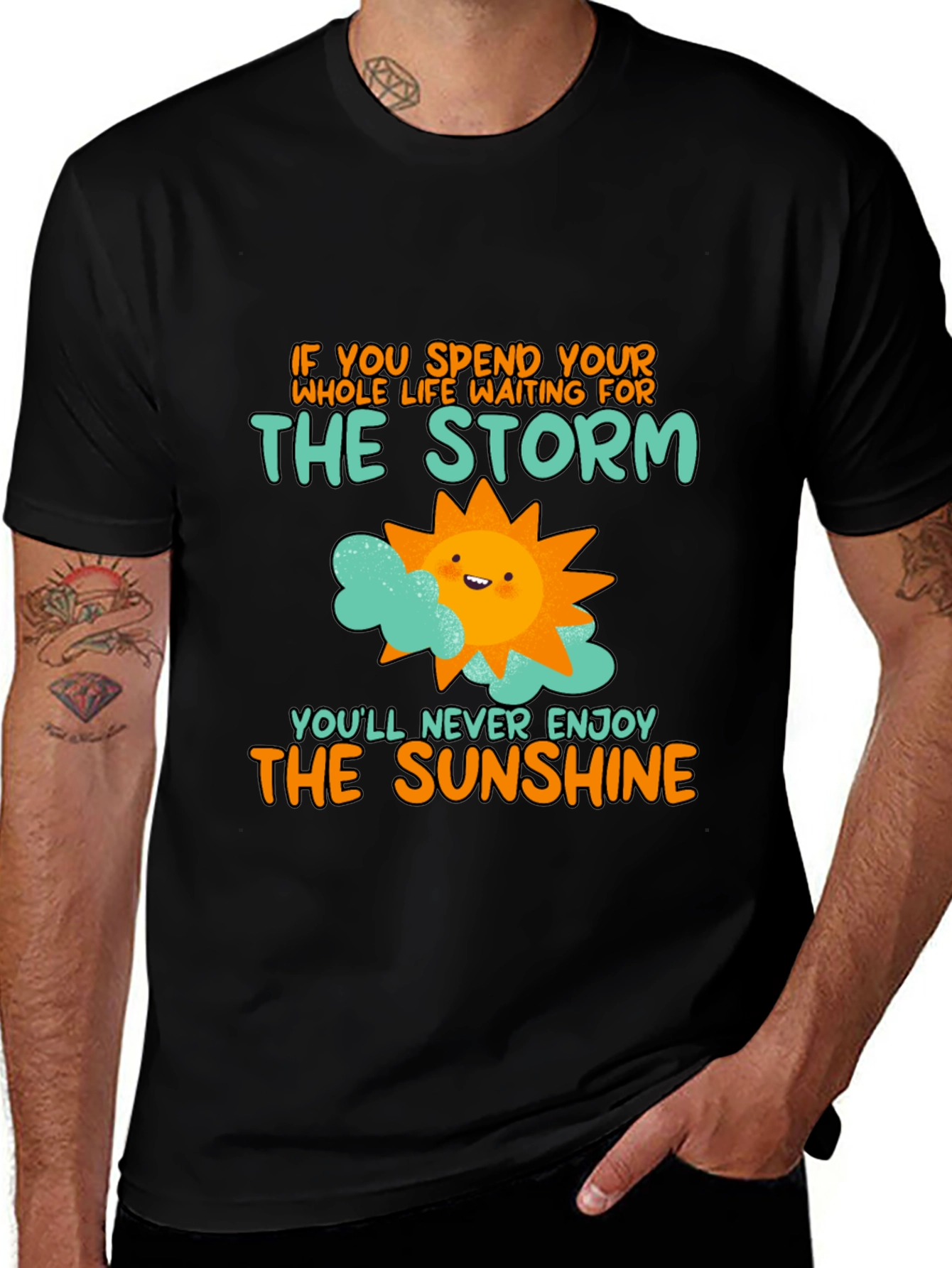 Sunshine Graphic Tee - Motivational T-Shirt