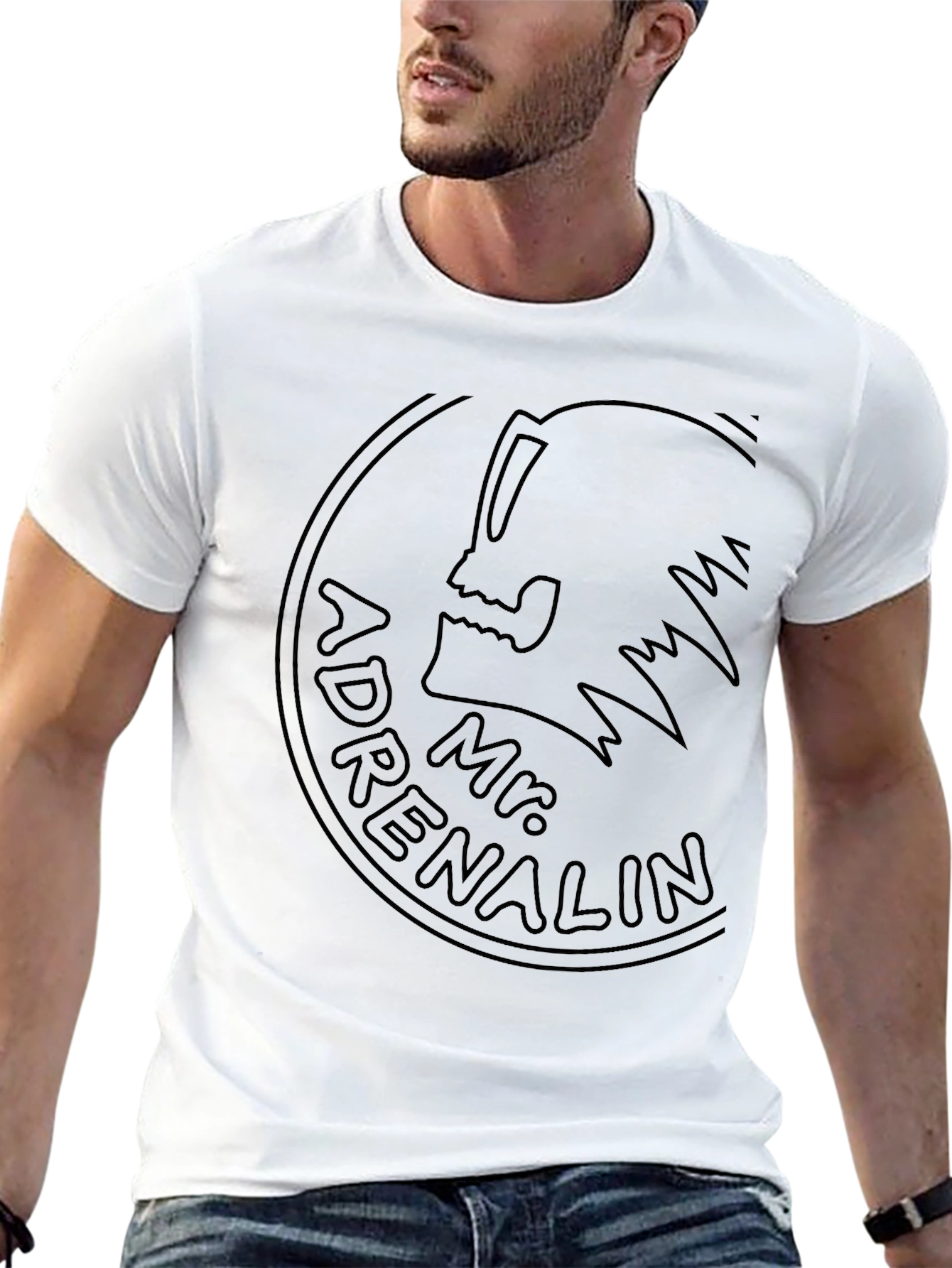 Mr. Adrenalin Black T-Shirt