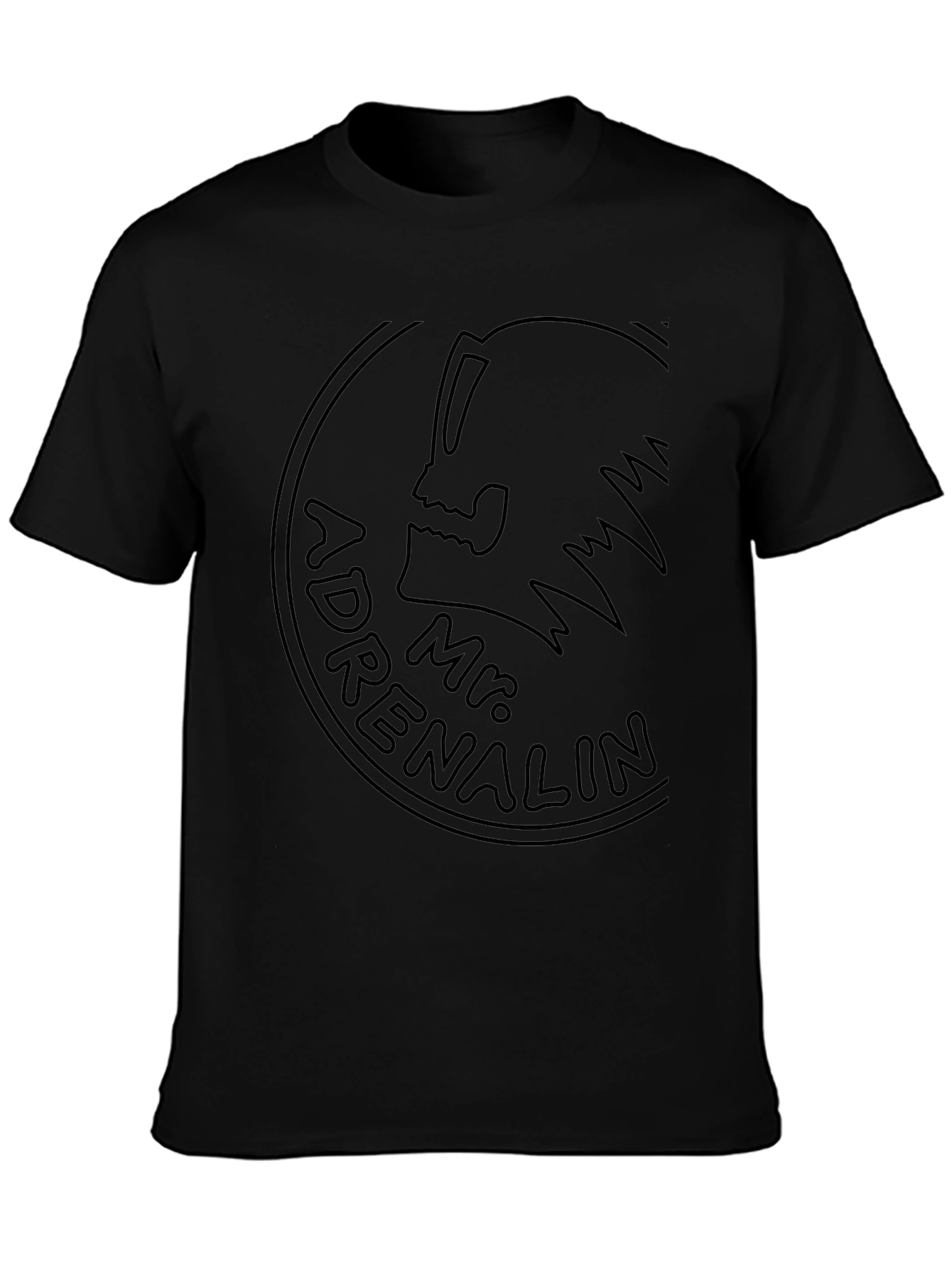 Mr. Adrenalin Black T-Shirt