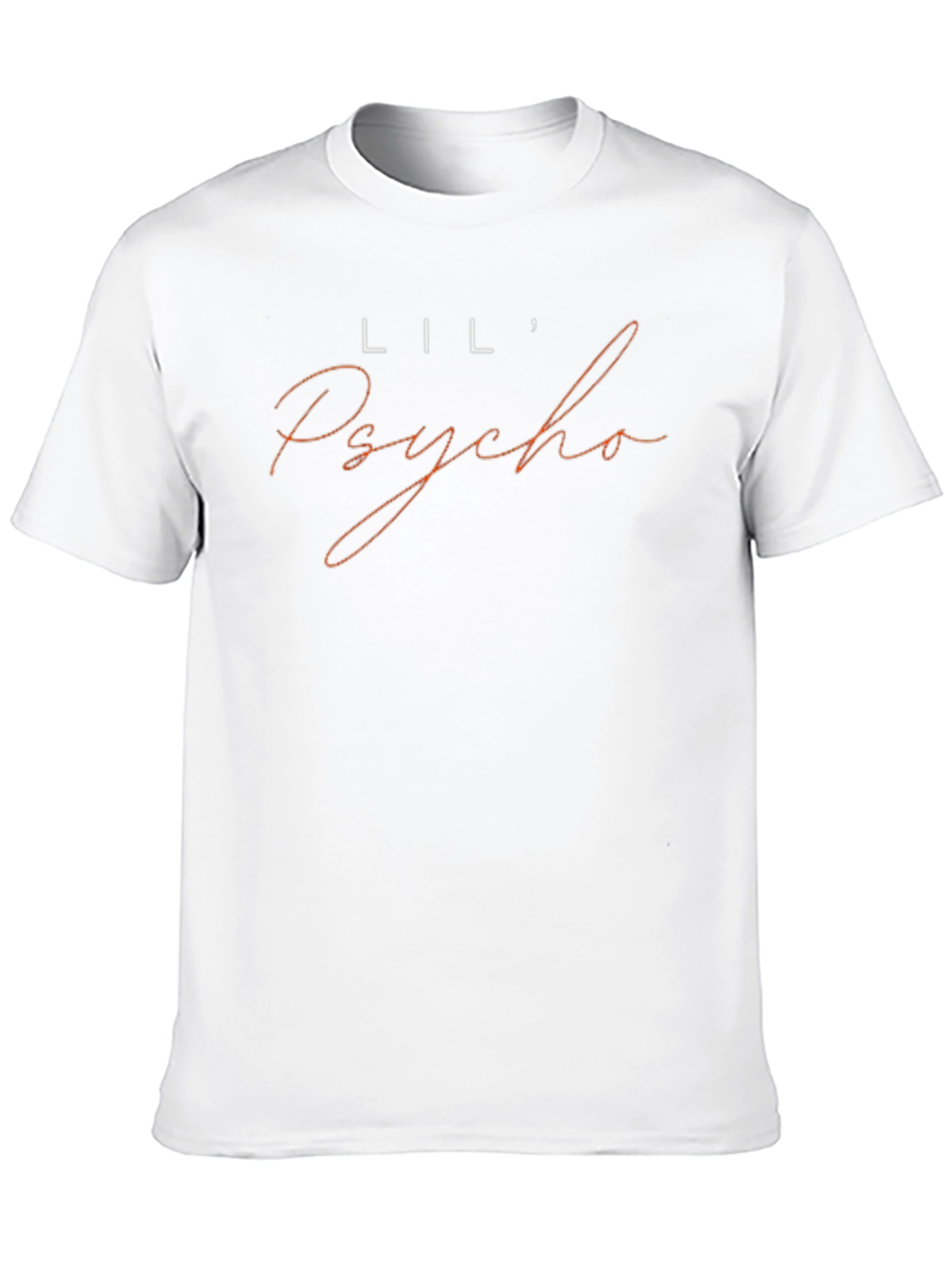 Lil Psycho Graphic Tee - Stylish Mens Black T-Shirt
