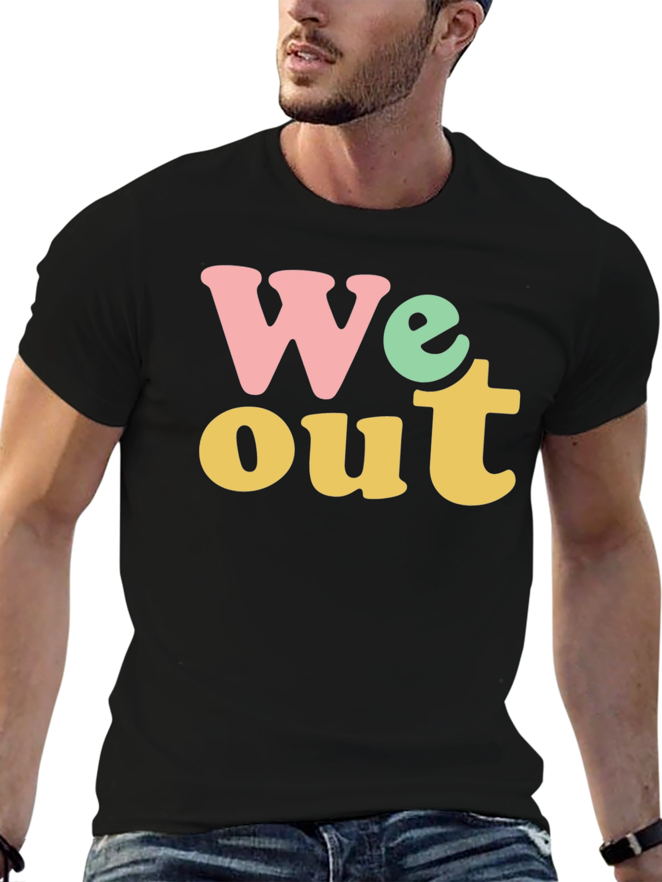 We Out Graphic Tee - Trendy & Comfortable
