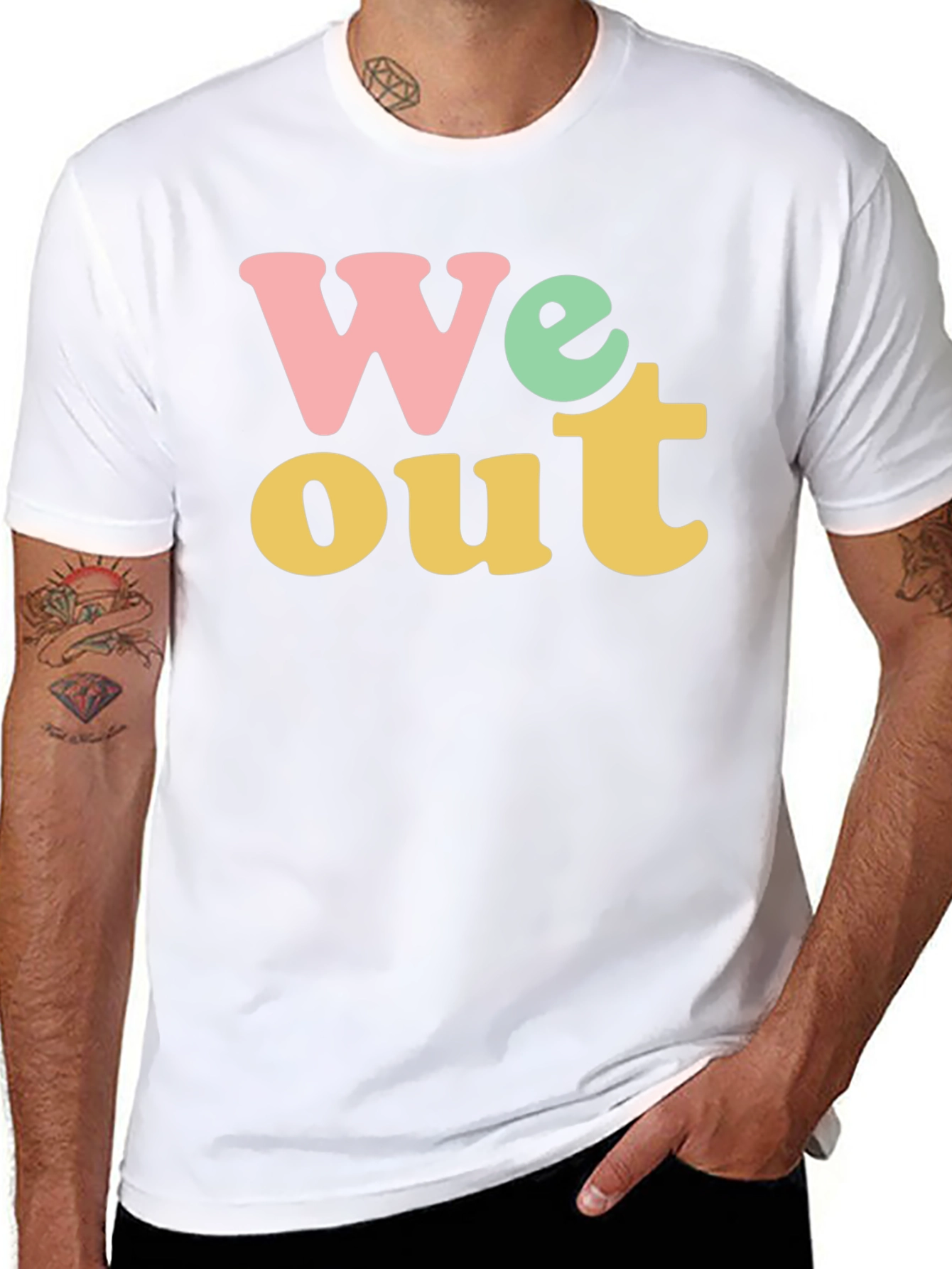 We Out Graphic Tee - Trendy & Comfortable