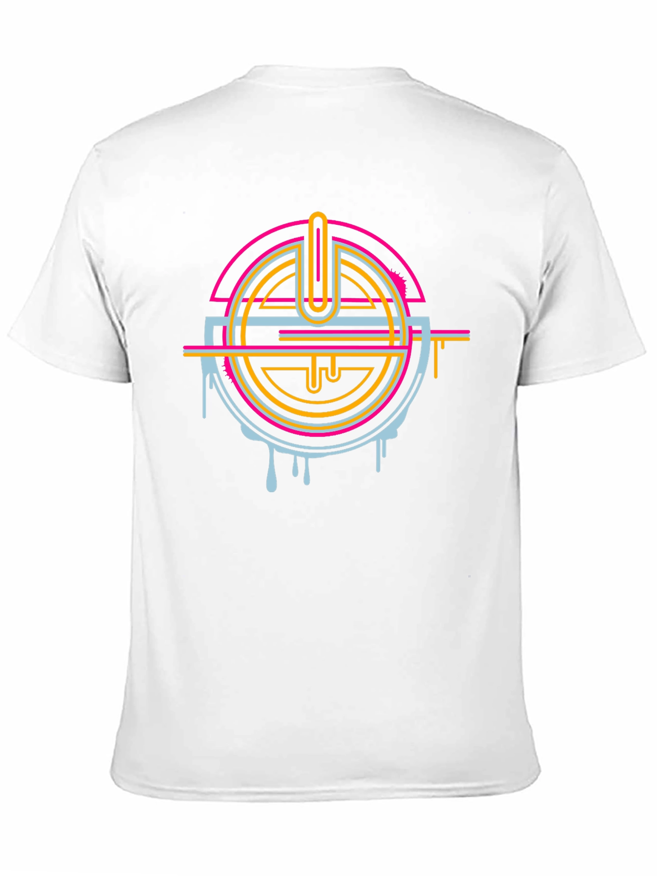 Retro Power On T-Shirt - Black Graphic Tee