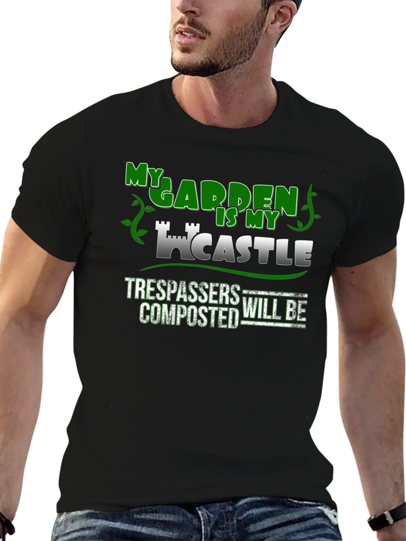 My Garden Is My Castle Novelty T-Shirt