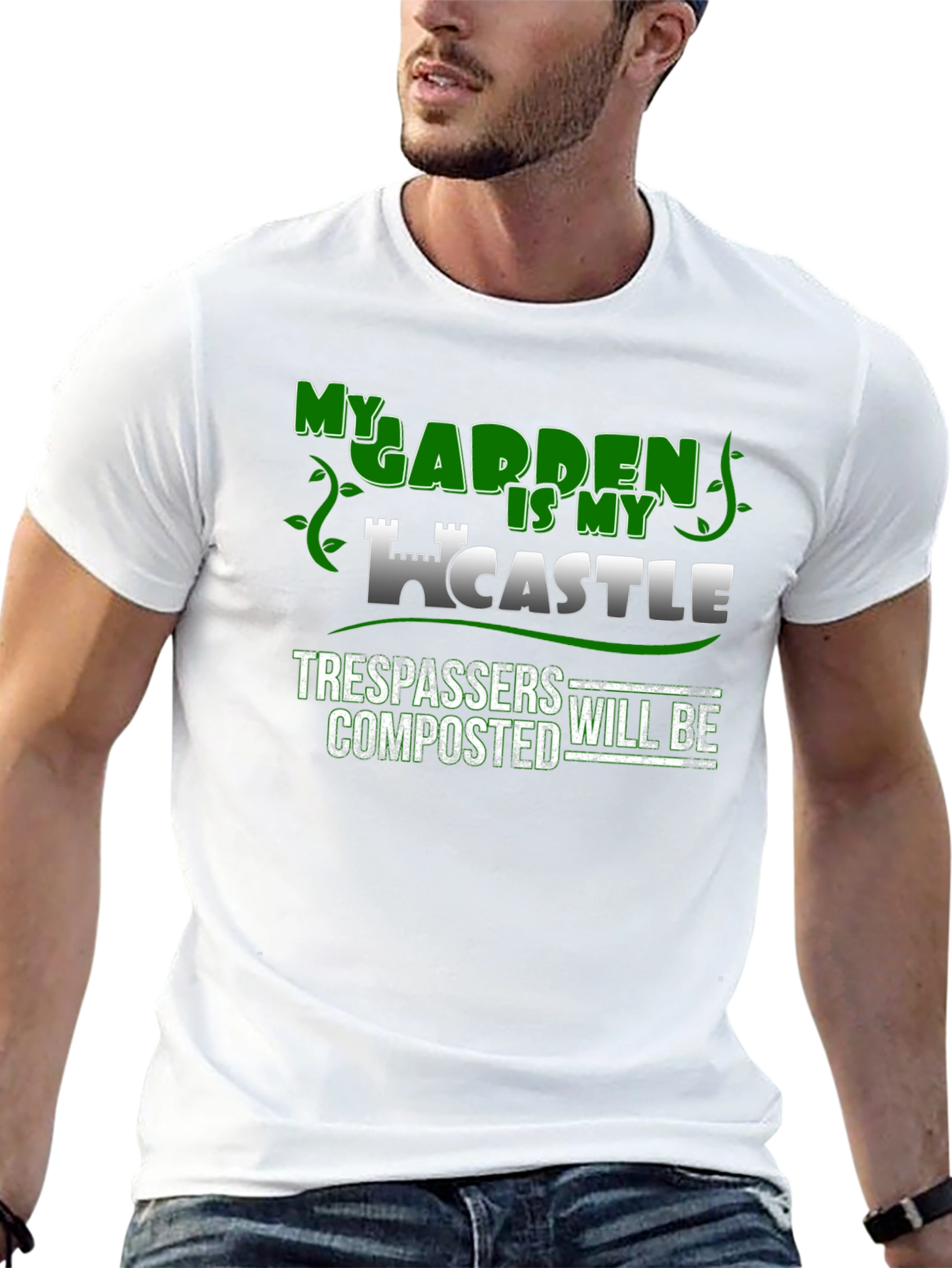My Garden Is My Castle Novelty T-Shirt