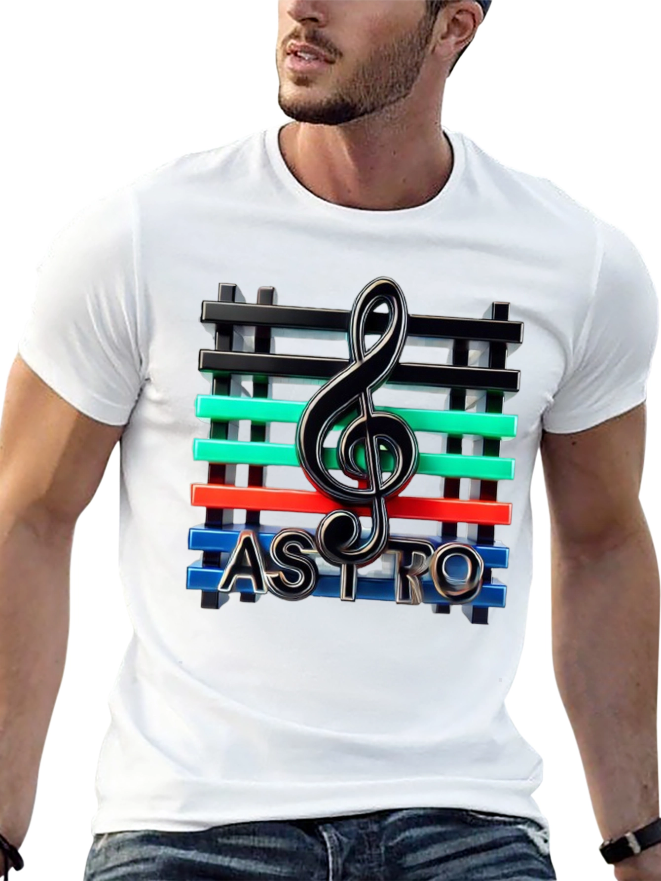 ASTRO Music Note Graphic Tee