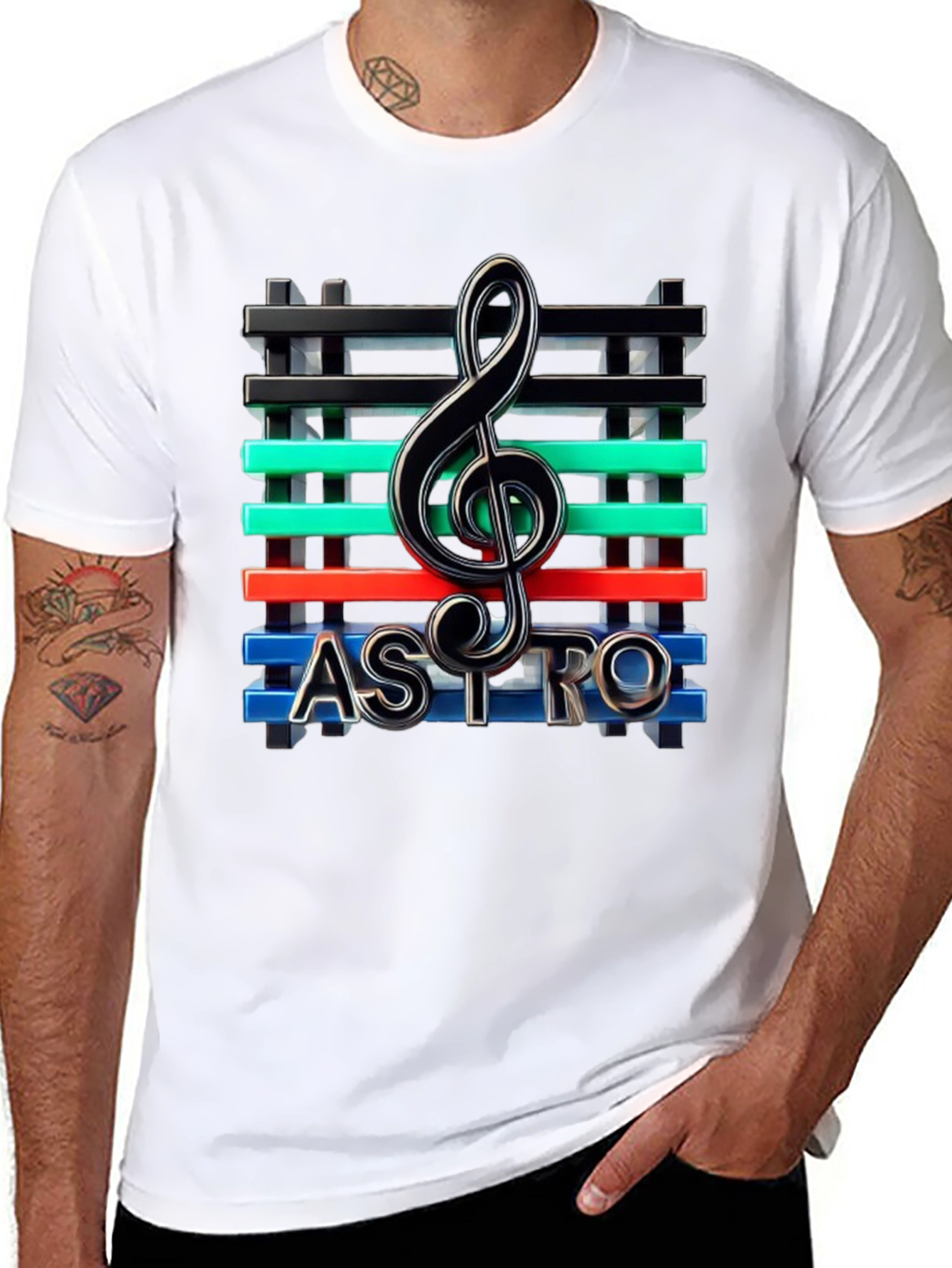 ASTRO Music Note Graphic Tee