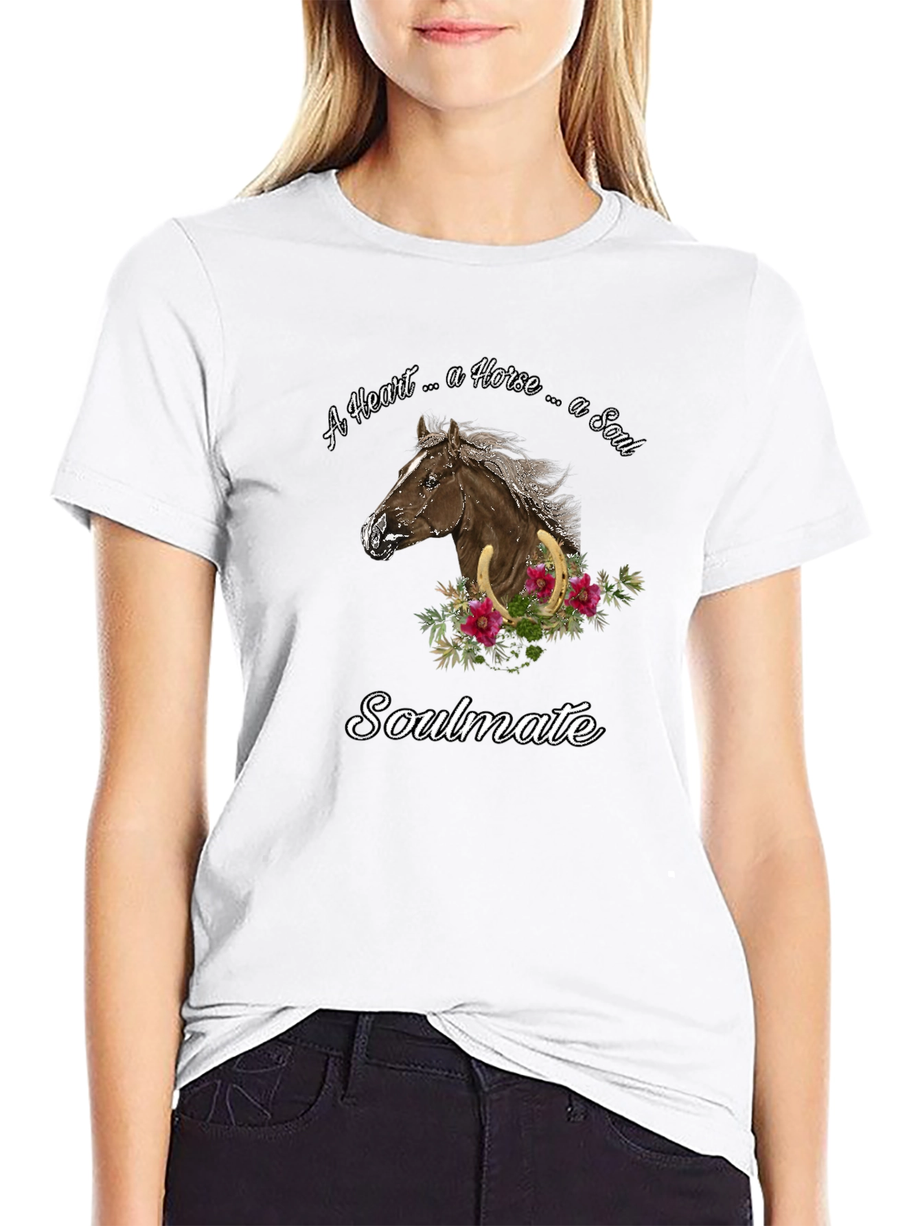 Horse Soulmate Graphic Tee - Stylish Unisex T-Shirt