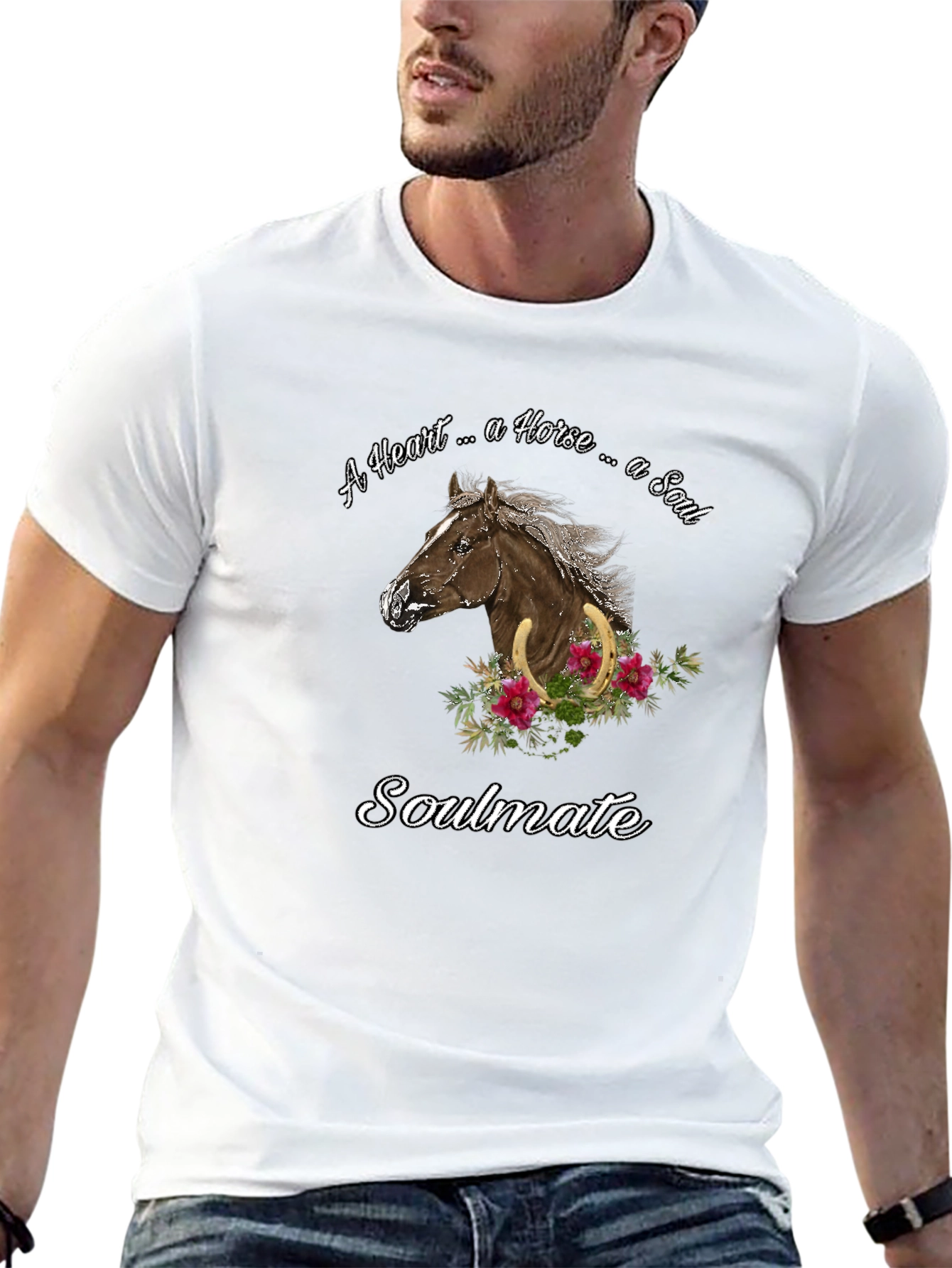 Horse Soulmate Graphic Tee - Stylish Unisex T-Shirt