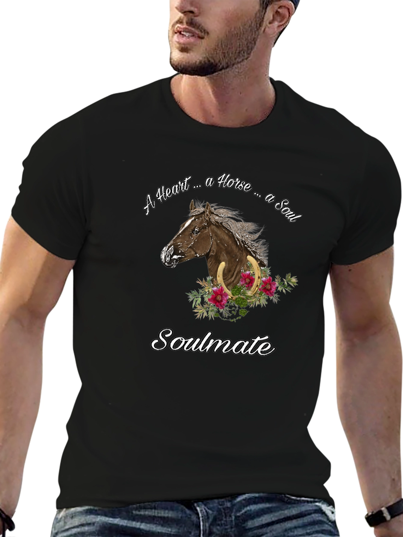 Horse Soulmate Graphic Tee - Stylish Unisex T-Shirt
