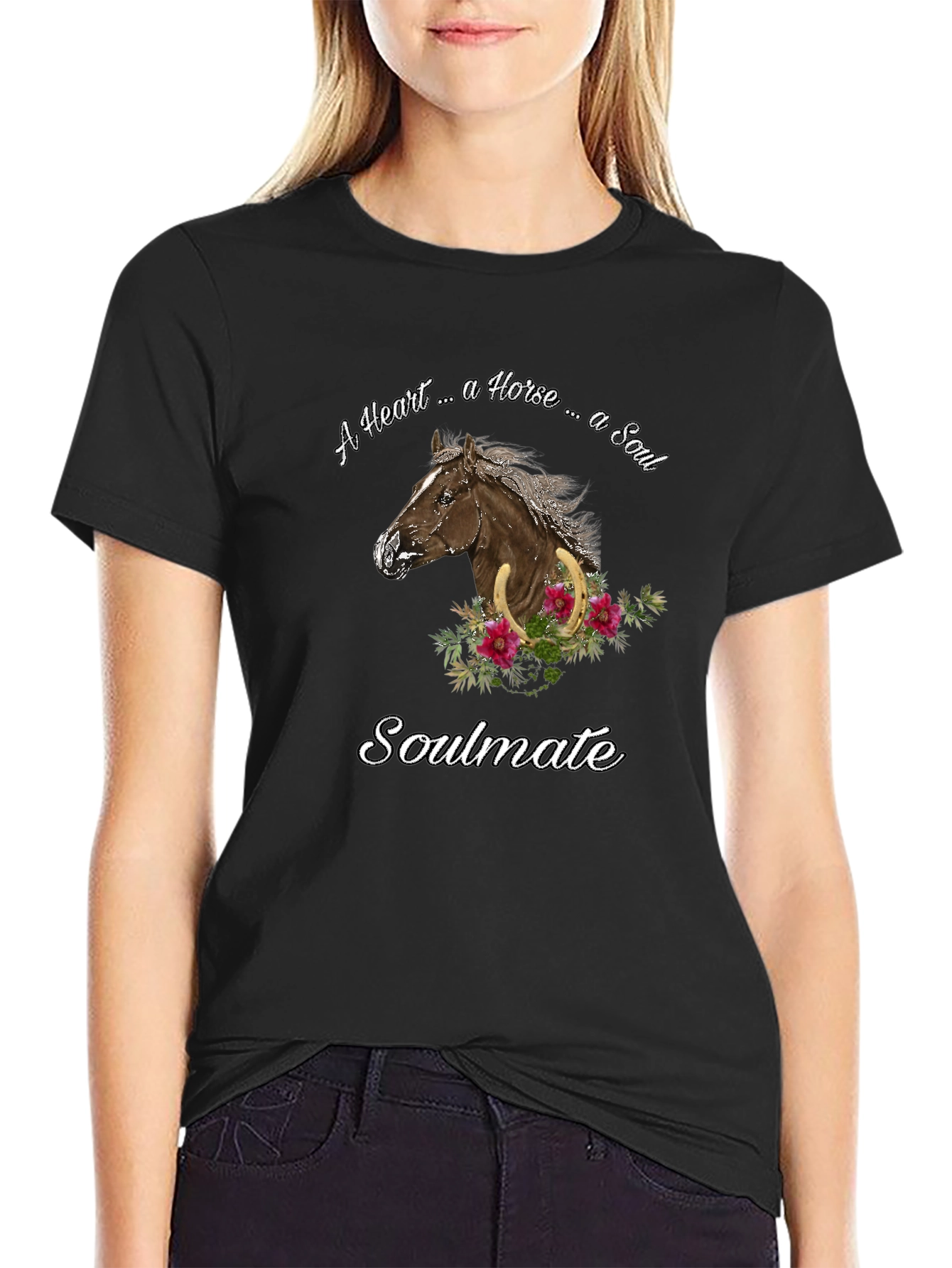 Horse Soulmate Graphic Tee - Stylish Unisex T-Shirt